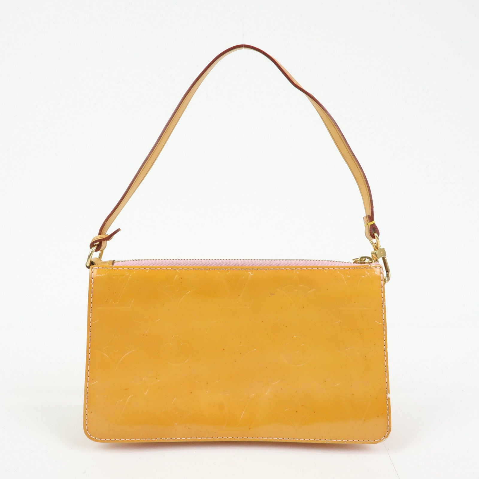 Louis Vuitton Monogram Vernis Lexington Accessoires Pouch Orange M91057