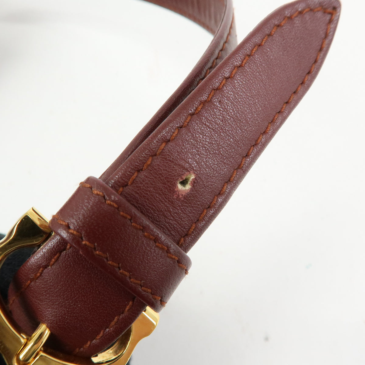 Cartier Must de Cartier Leather Shoulder Bag Crossbody Bag Bordeaux