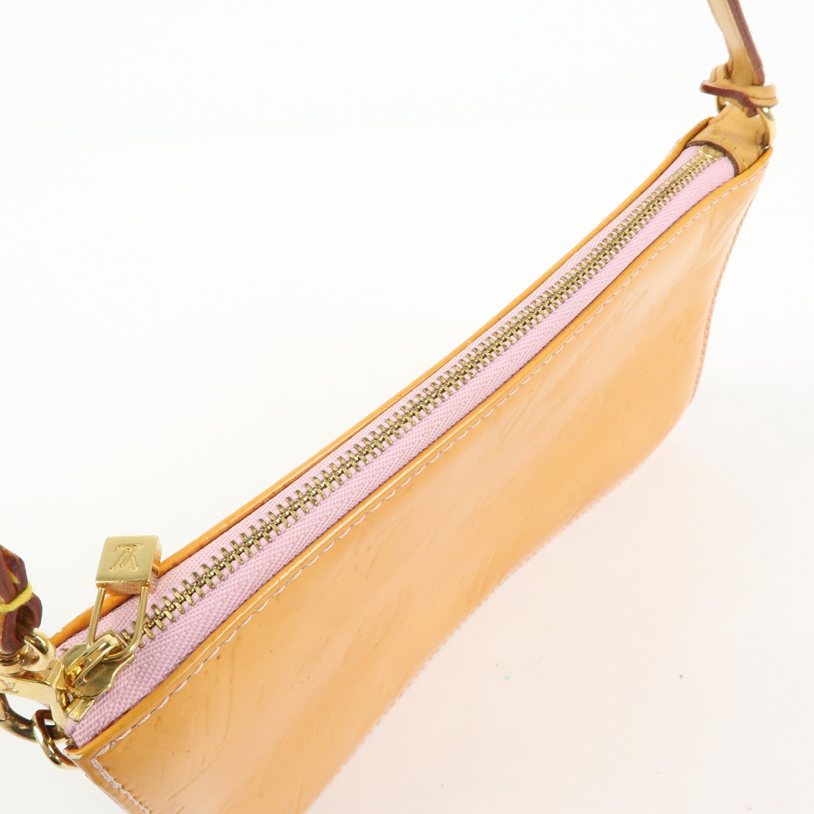 Louis Vuitton Monogram Vernis Lexington Accessoires Pouch Orange M91057