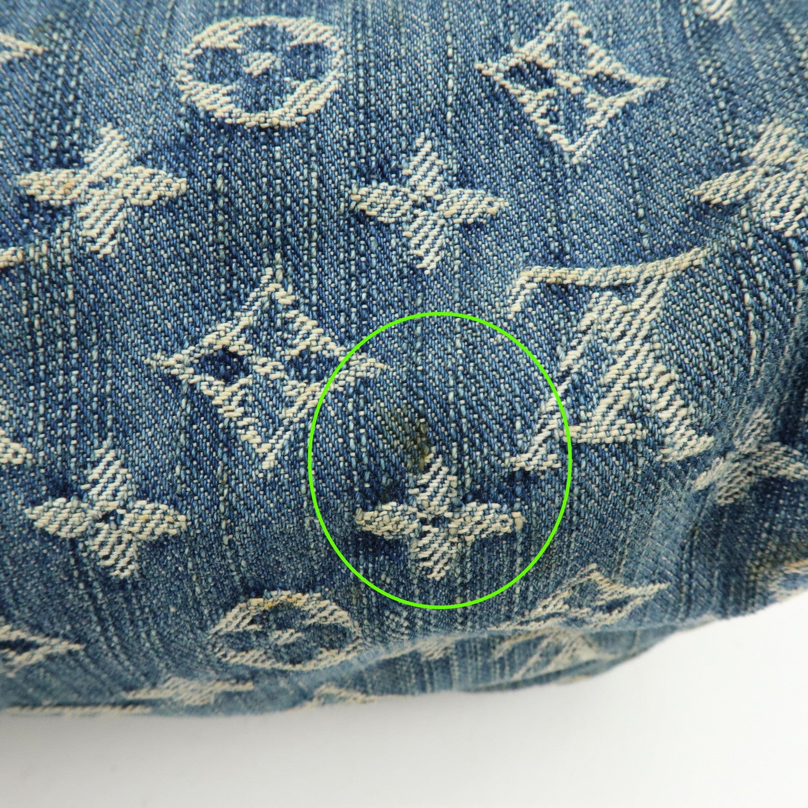 Louis Vuitton Monogram Denim Neo Speedy Boston Bag Blue M95019