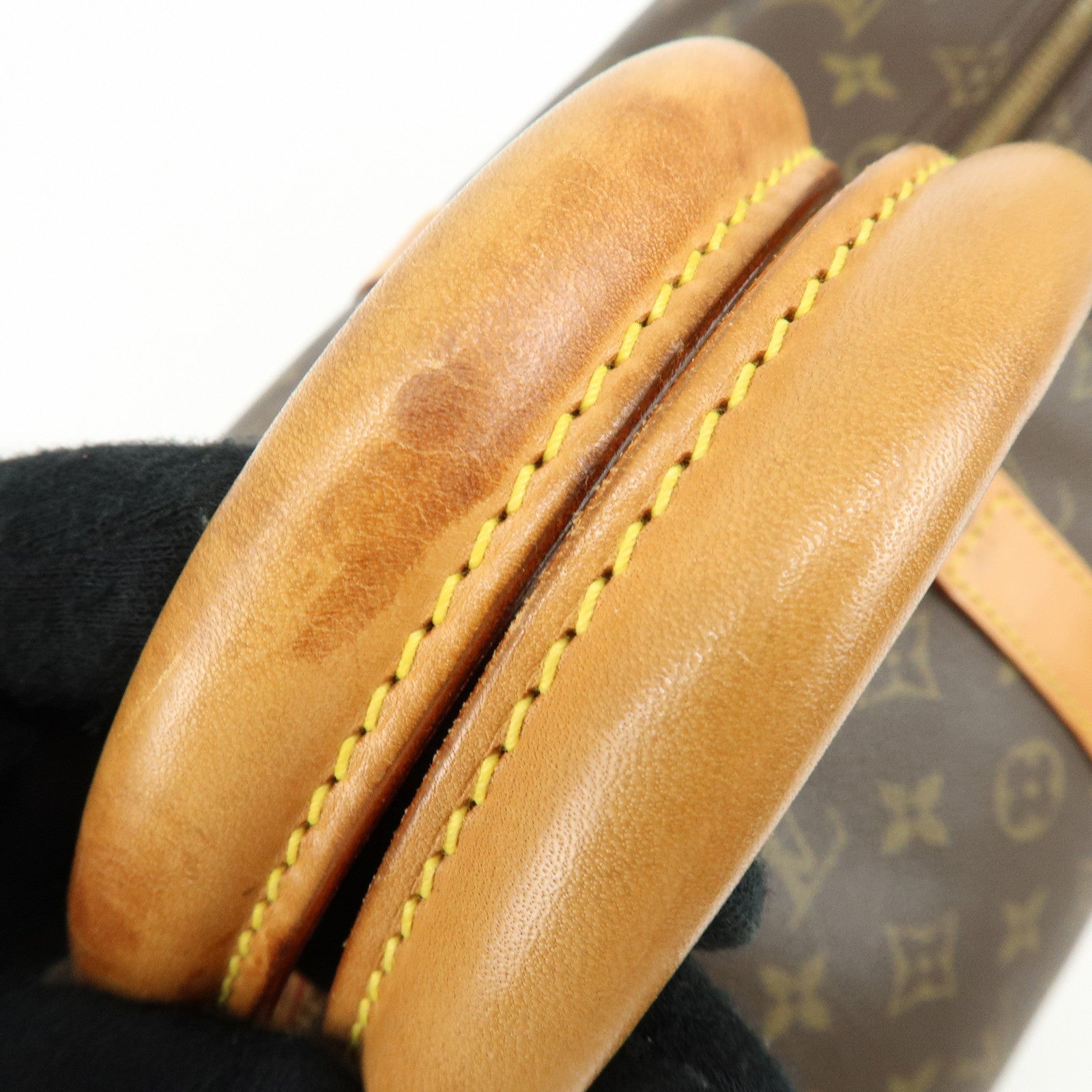 Louis Vuitton Keep All Bandouliere 55 Boston Bag Hand Bag Brown M41414