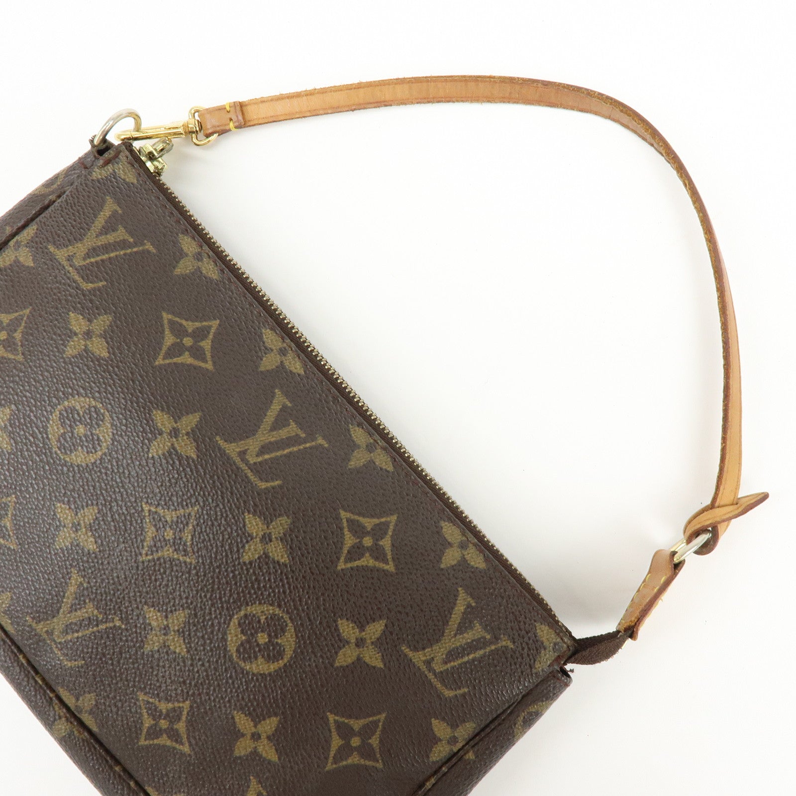 Louis Vuitton Monogram Pochette Accessoires Pouch Hand Bag M51980