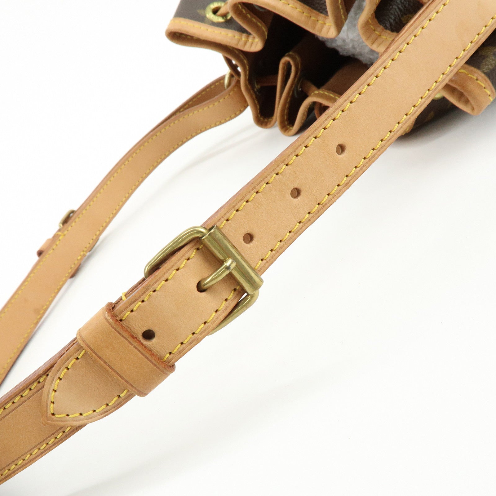 Louis Vuitton Monogram Petit Noe Shoulder Bag Brown M42226