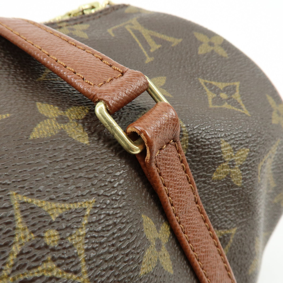 Louis Vuitton Monogram Papillon 30 Hand Bag Brown M51365