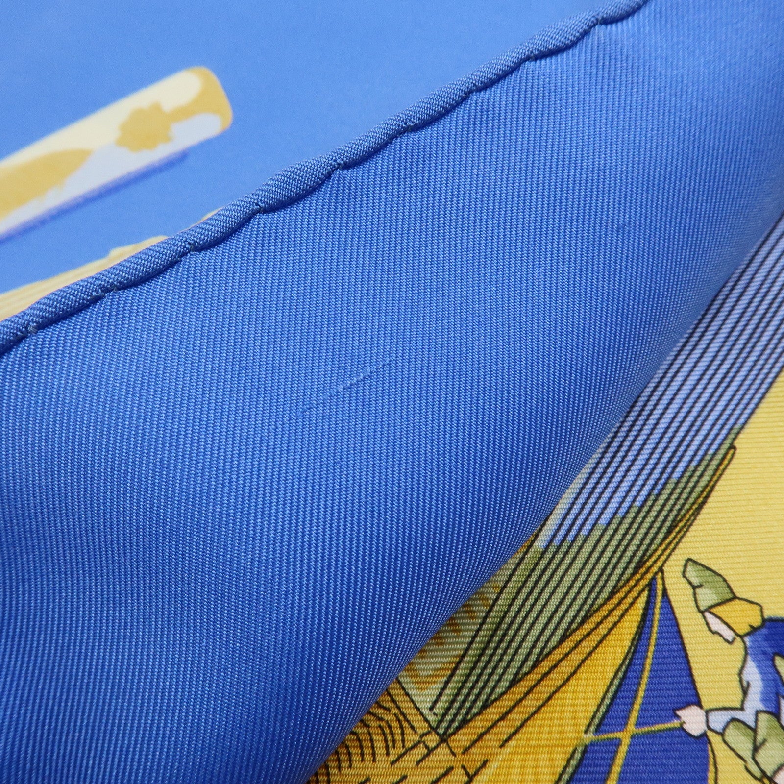 HERMES Set of 2 Carre90 Silk 100% Scarf La MARINE a RAMES/GRAND APPARAT
