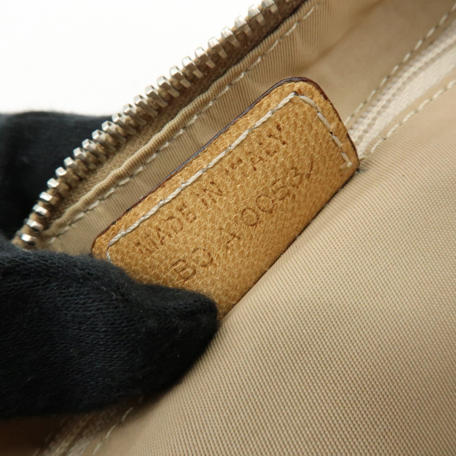 Christian Dior Street Chic Trotter Jacquard Canvas Leather Shoulder Bag