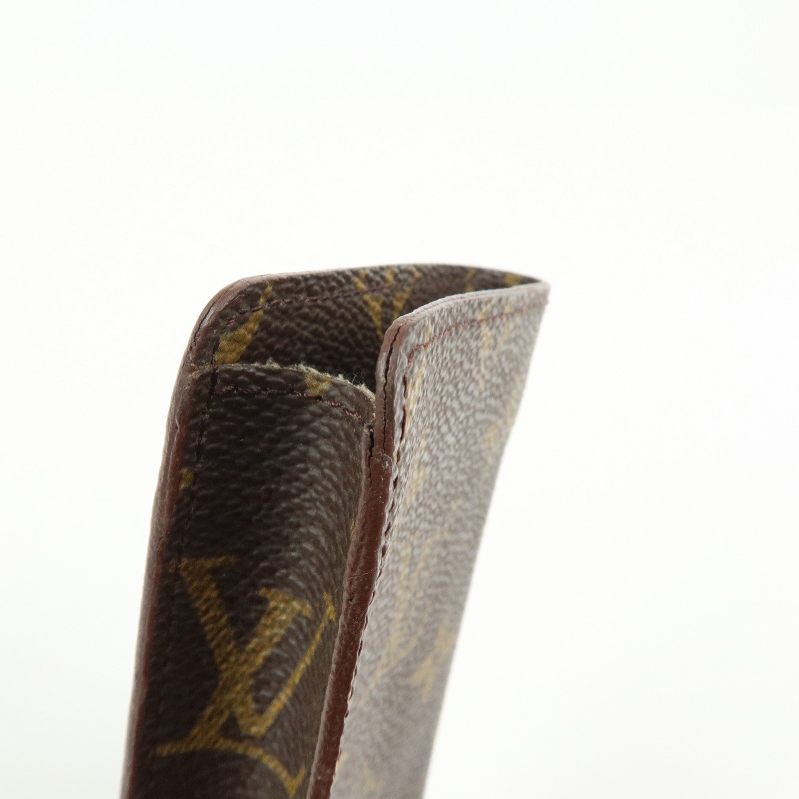 Louis Vuitton Monogram Set of 2 Glasses Case Brown M62962 M62970
