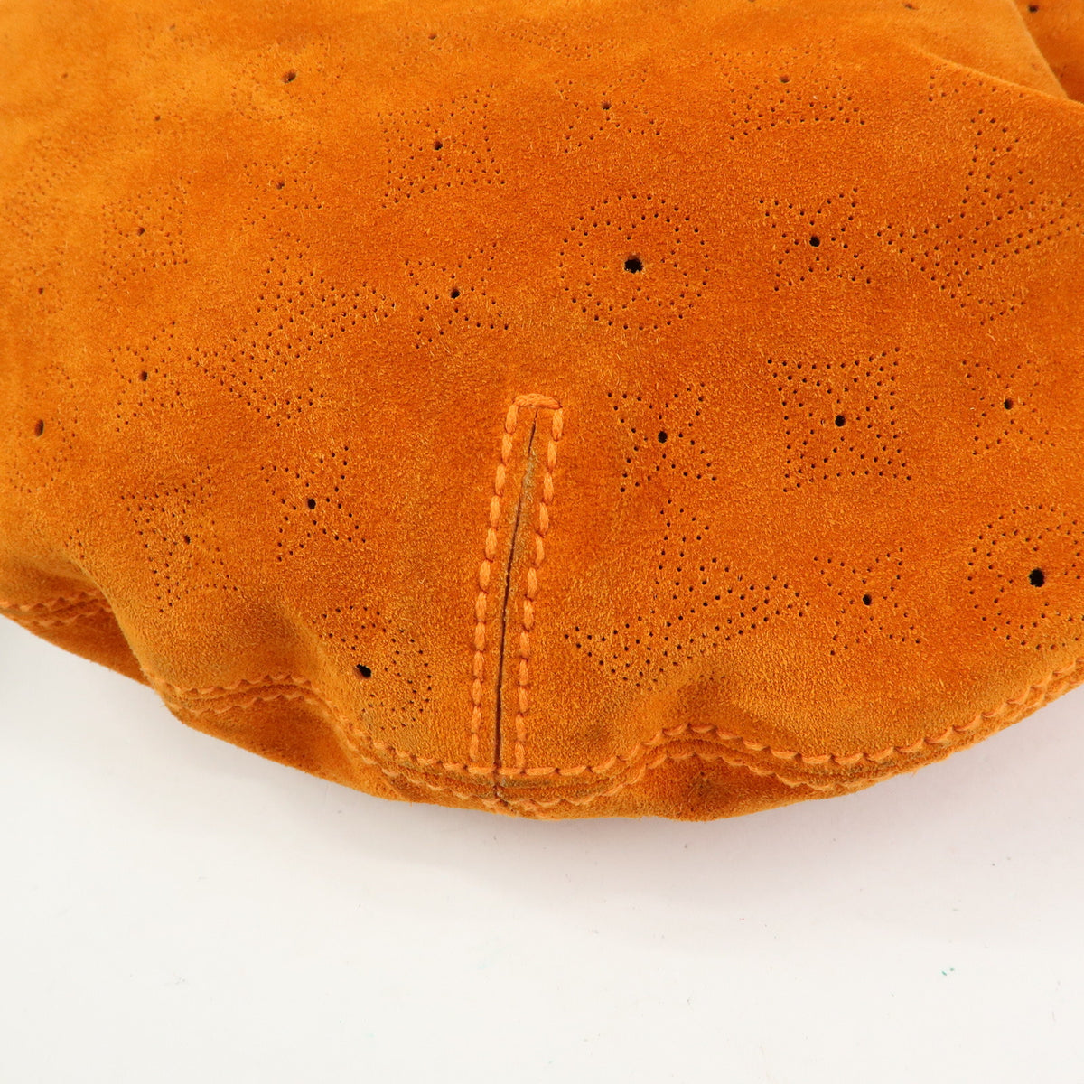 Louis Vuitton Monogram Onata GM Suede Shoulder Bag Orange M95119