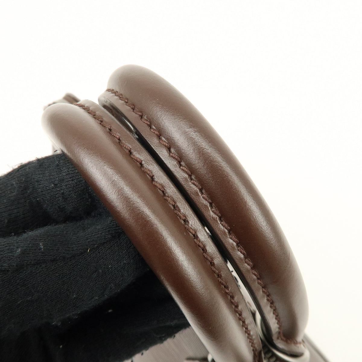 Louis Vuitton Epi Alma Leather Hand Bag Mocha Brown M5214D