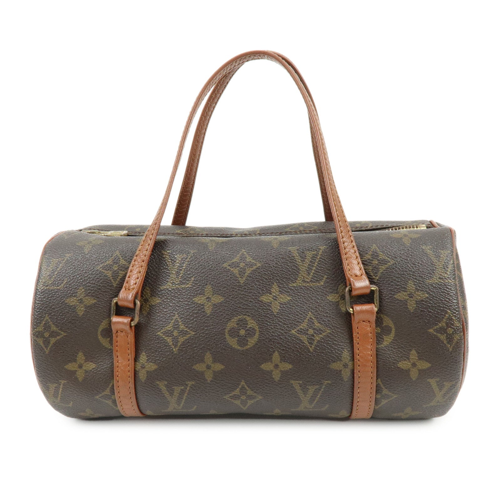 Louis Vuitton Monogram Papillon 26 Hand Bag Brown M51366