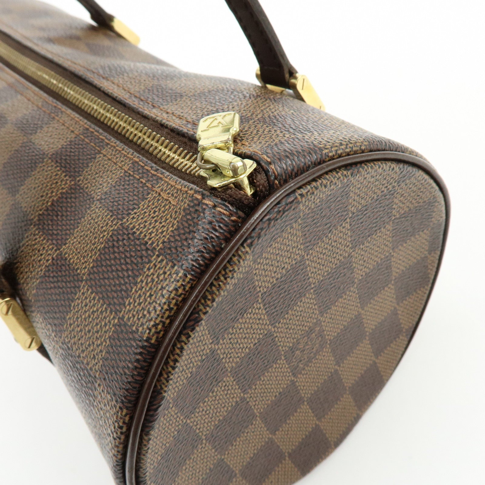 Louis Vuitton Damier Ebene Papillon 26 Hand Bag Brown N51304