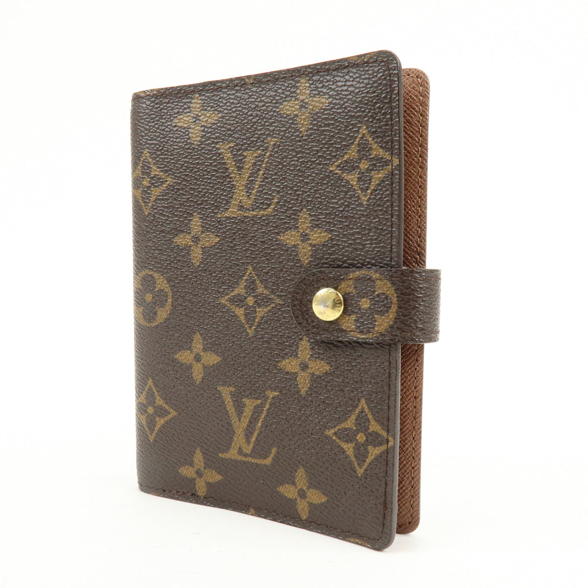 Louis Vuitton Monogram Agenda PM Planner Cover Brown R20005