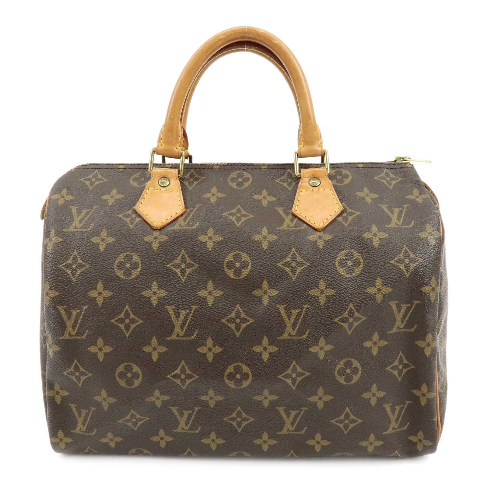 Louis Vuitton Monogram Speedy 30 Boston Bag Hand Bag Brown M41526