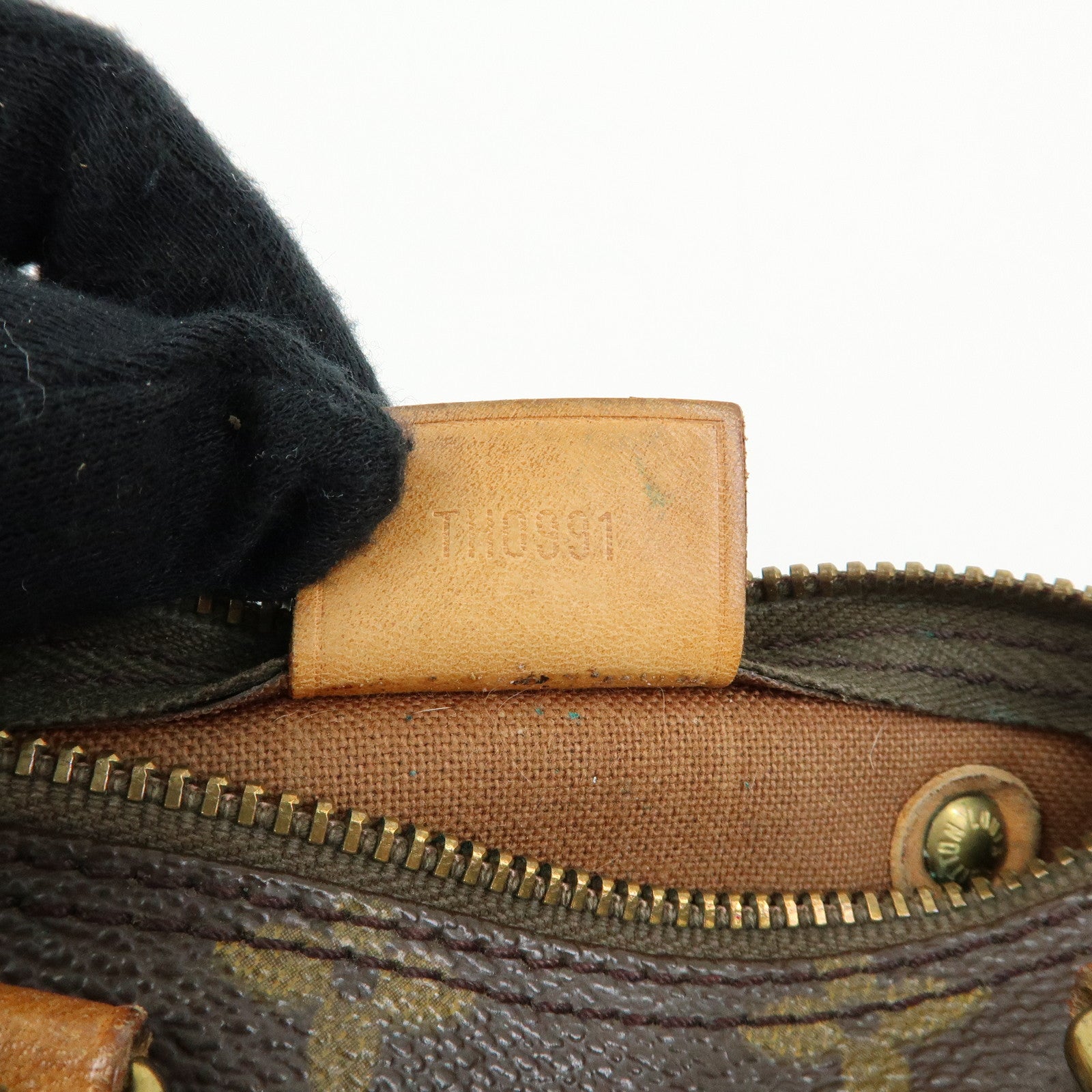 Louis Vuitton Monogram Canvas Mini Speedy Hand Bag & Strap M41534