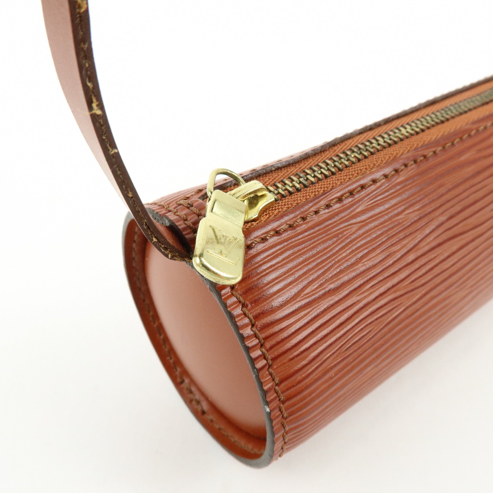 Louis Vuitton Epi Leather Soufflot Hand Bag Kenya Brown M52223