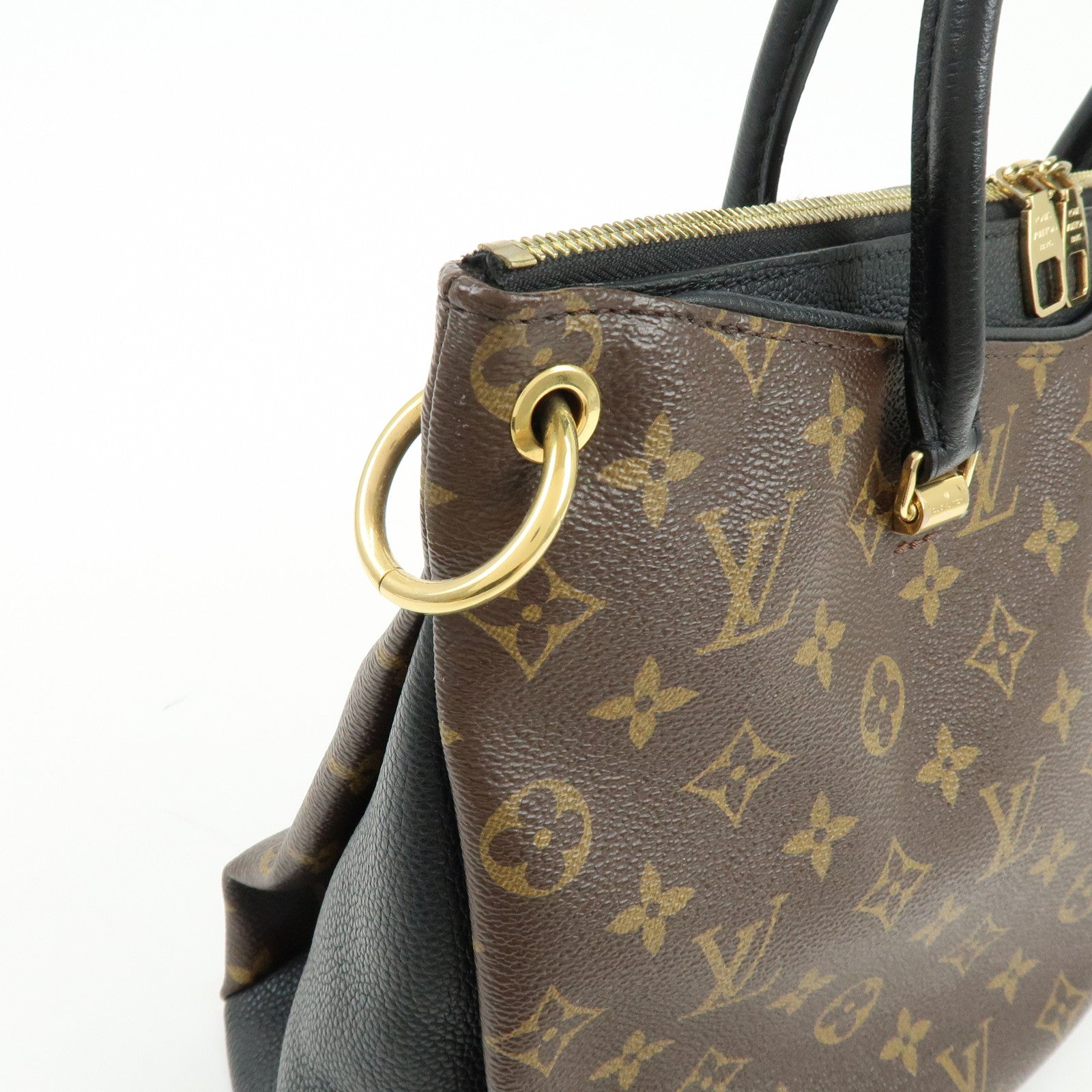 Louis Vuitton Monogram Pallas 2Way Bag Hand Bag Monogram Noir M41064