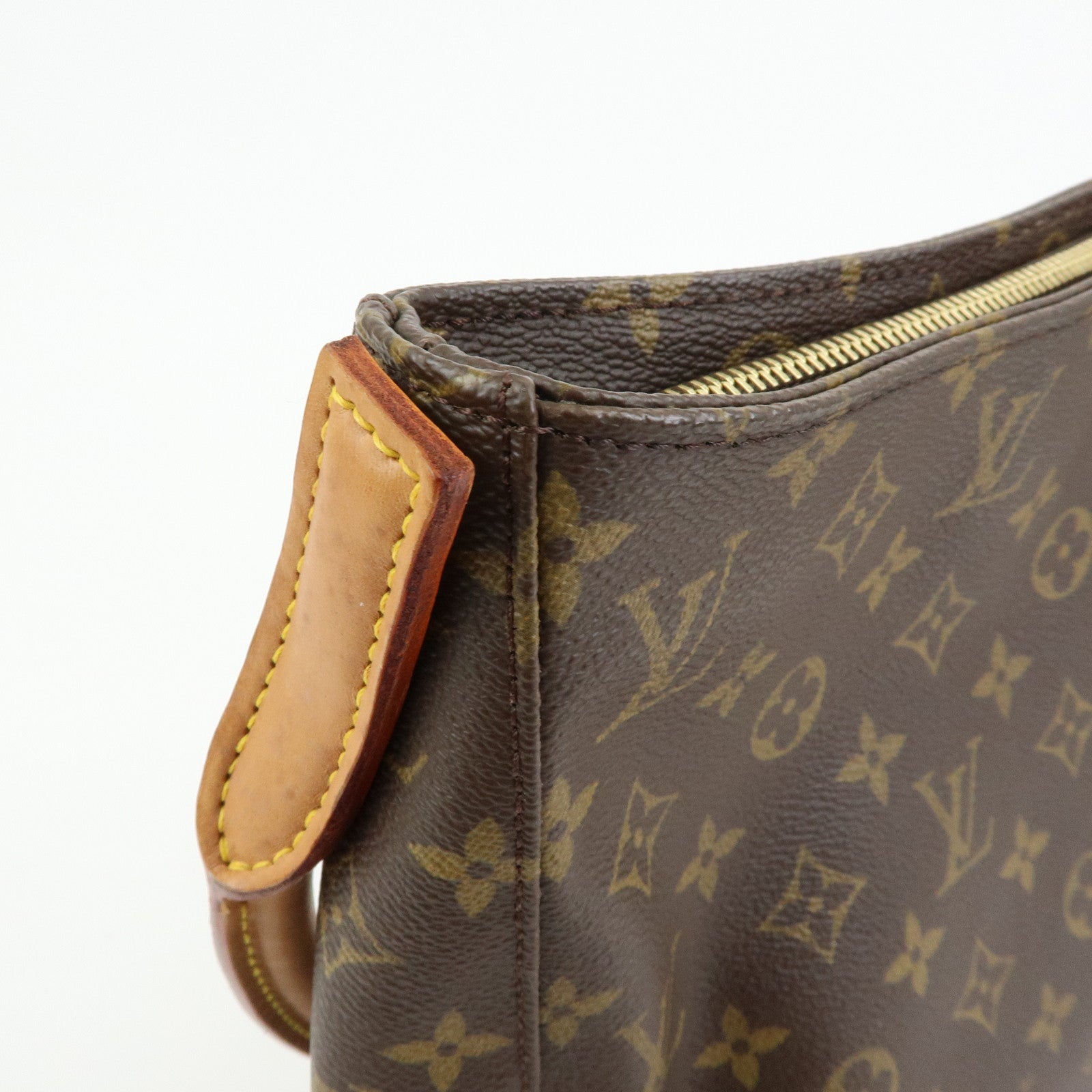 Louis Vuitton Monogram Looping GM Shoulder Bag Brown M51145