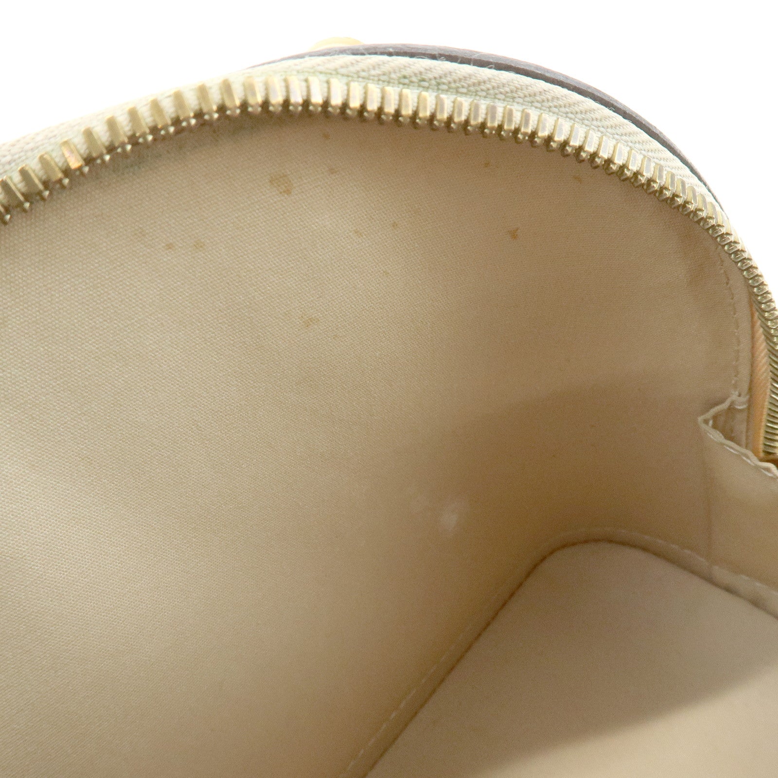 Louis Vuitton Monogram 2Way Vernis Alma BB Hand Shoulder Bag Beige