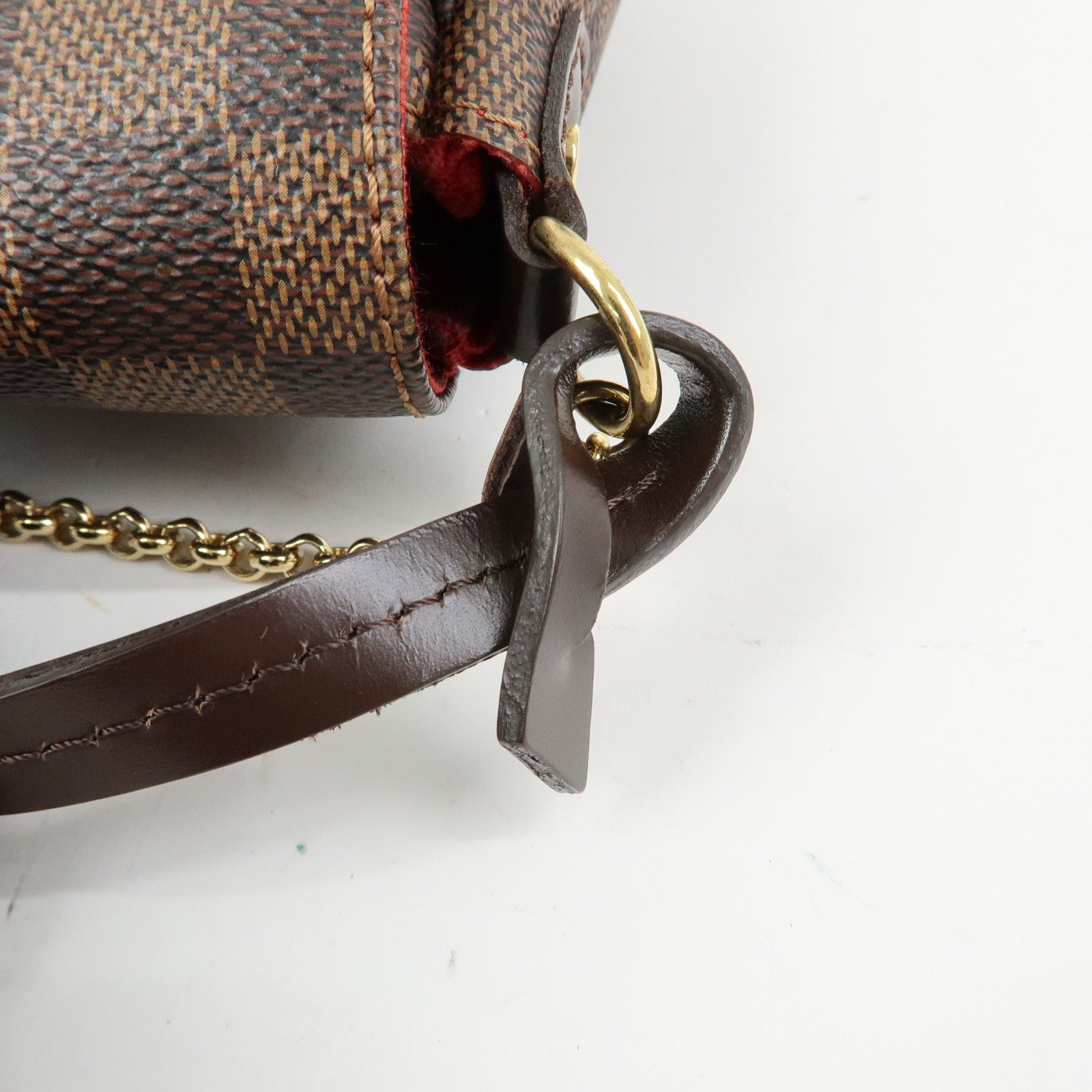 Louis Vuitton Damier Favorite MM 2Way Shoulder Bag Hand Bag N41129