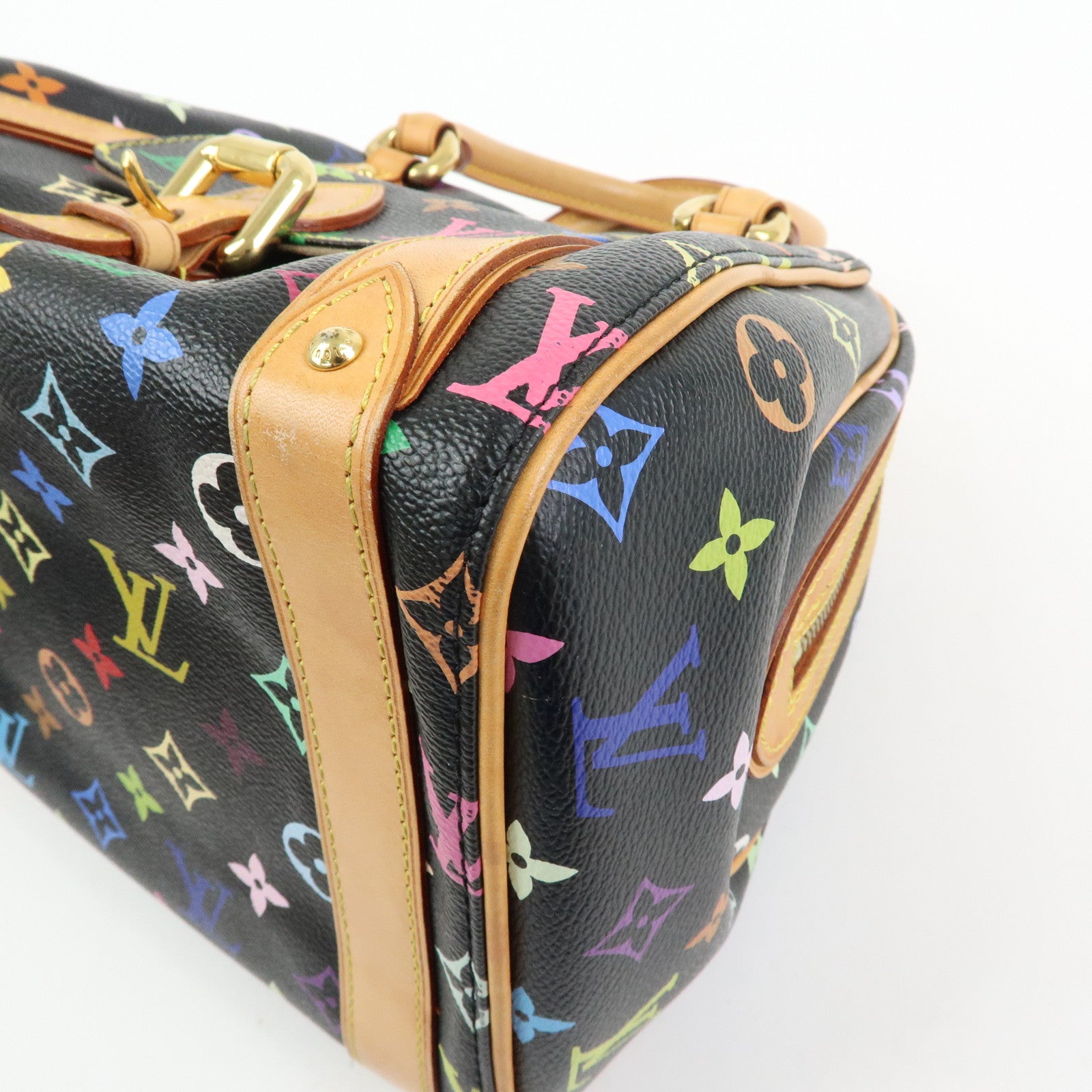 Louis Vuitton Monogram Multicolor Priscilla Hand Bag Noir M40097