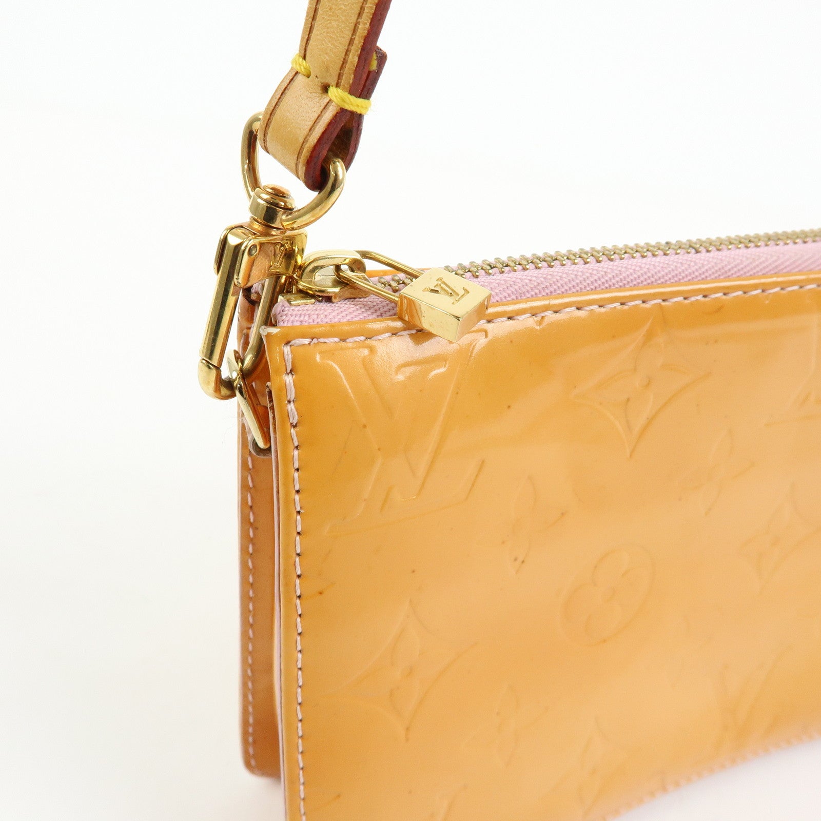 Louis Vuitton Monogram Vernis Lexington Accessoires Pouch Orange M91057