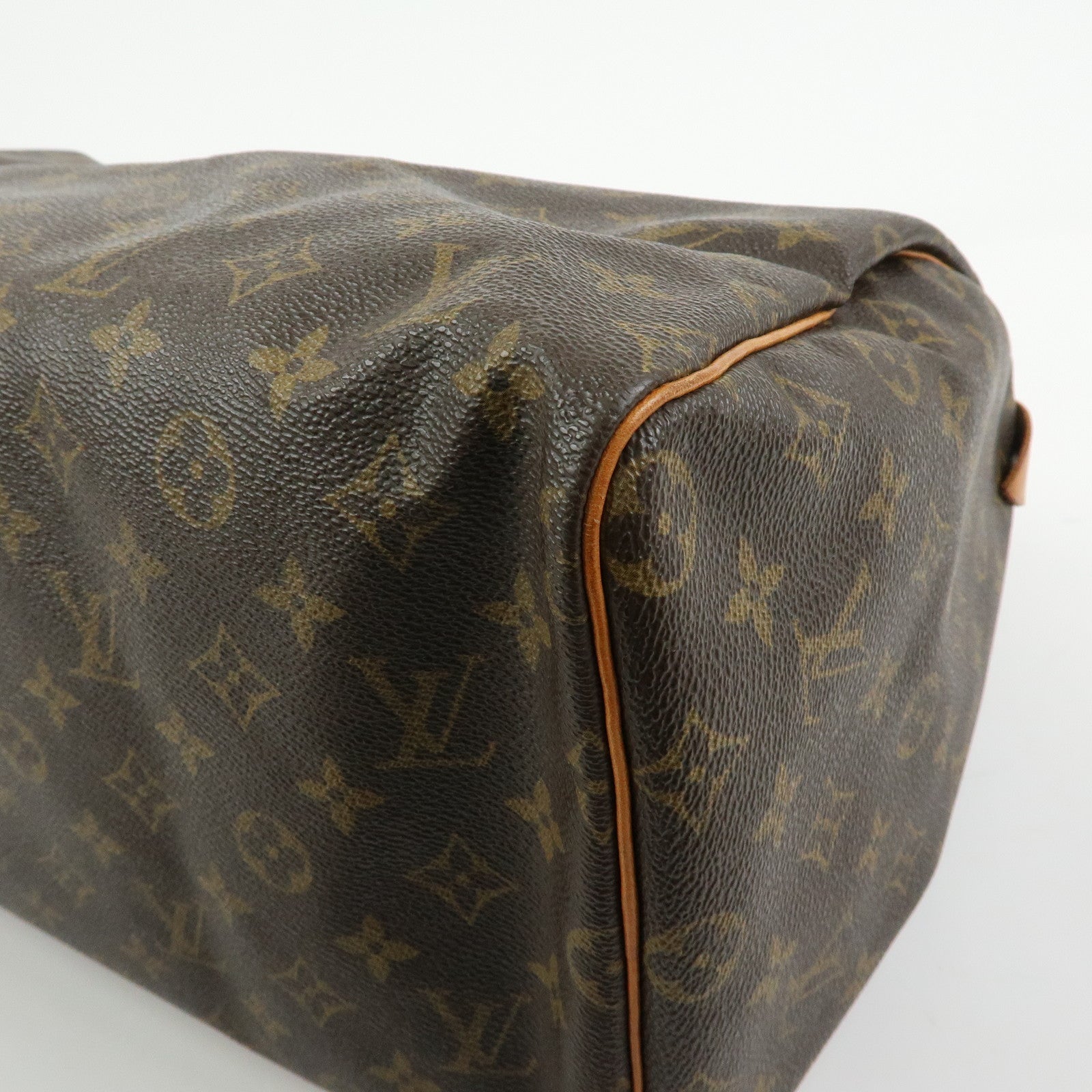 Louis Vuitton Monogram Speedy 40 Hand Bag Boston Bag Brown M41522