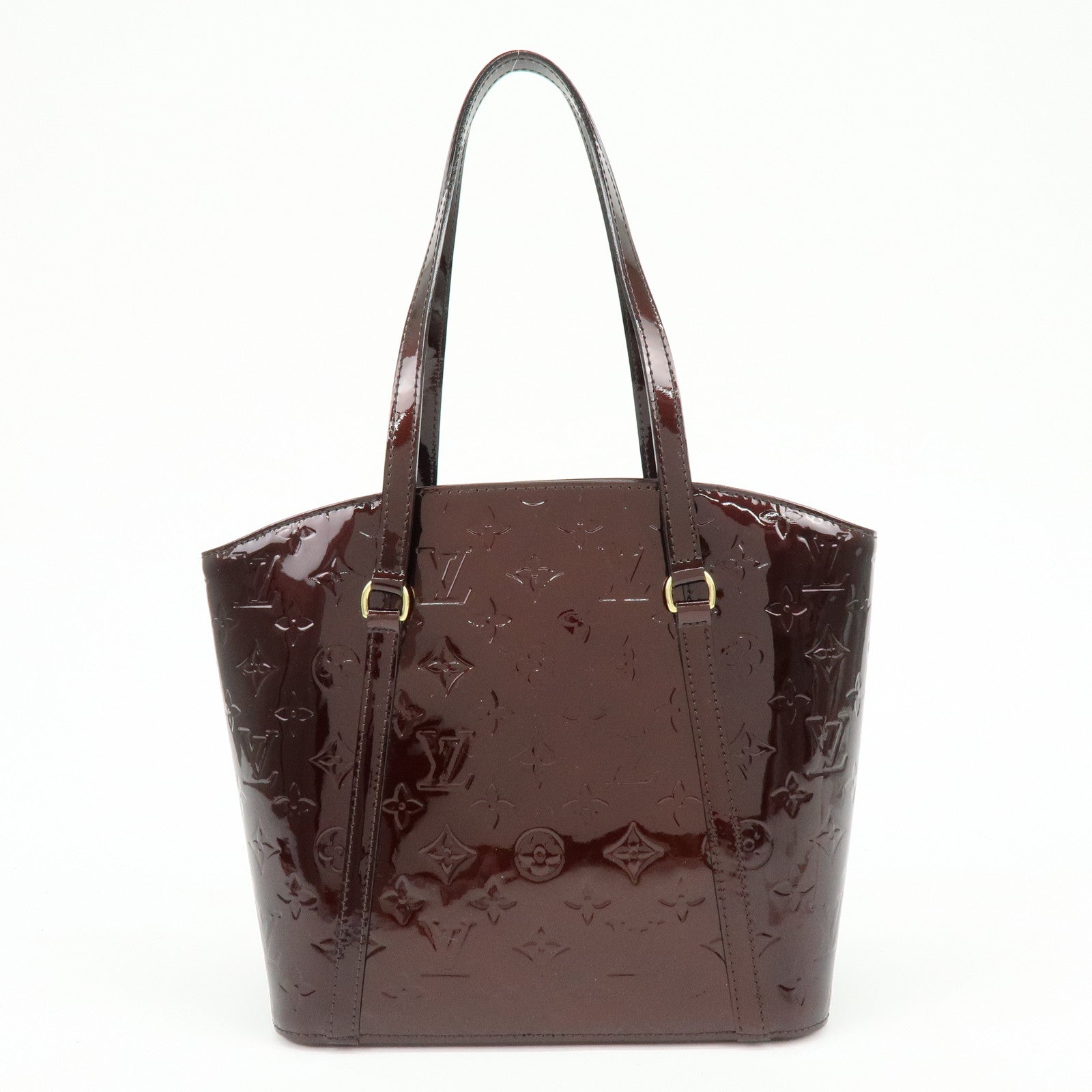 Louis Vuitton Monogram Vernis Avalon MM Tote Bag Amarante M91567