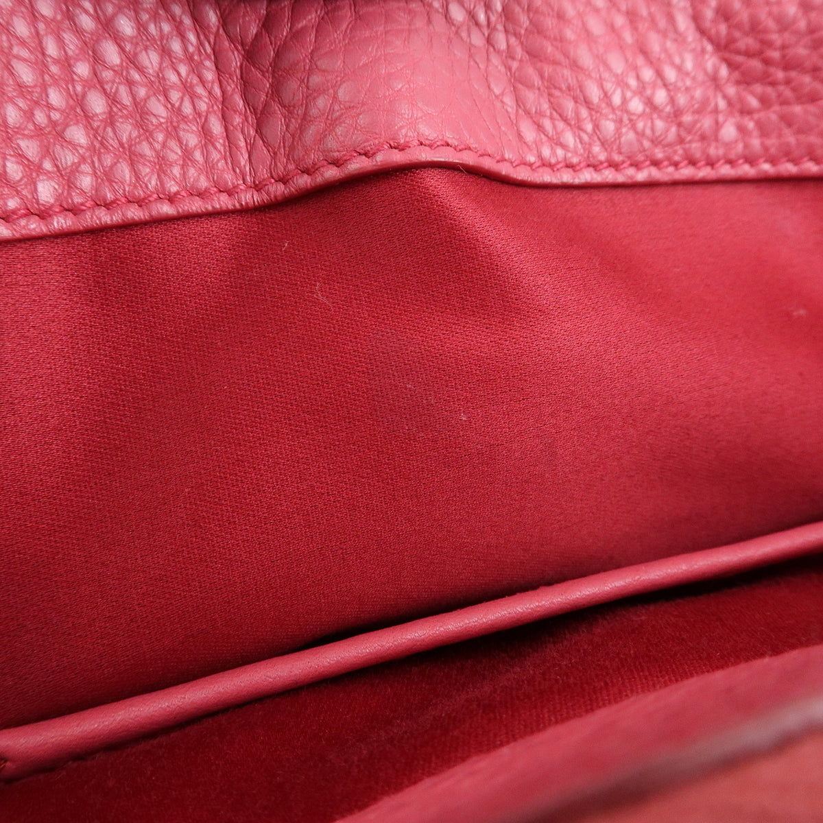 MIU MIU Vitello Caribu Leather 2Way Shoulder Bag Pink RN0757