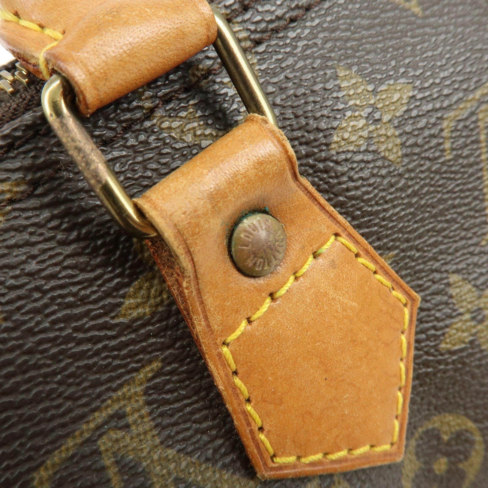Louis Vuitton Monogram Speedy 25 Boston Bag Hand Bag Brown M41528
