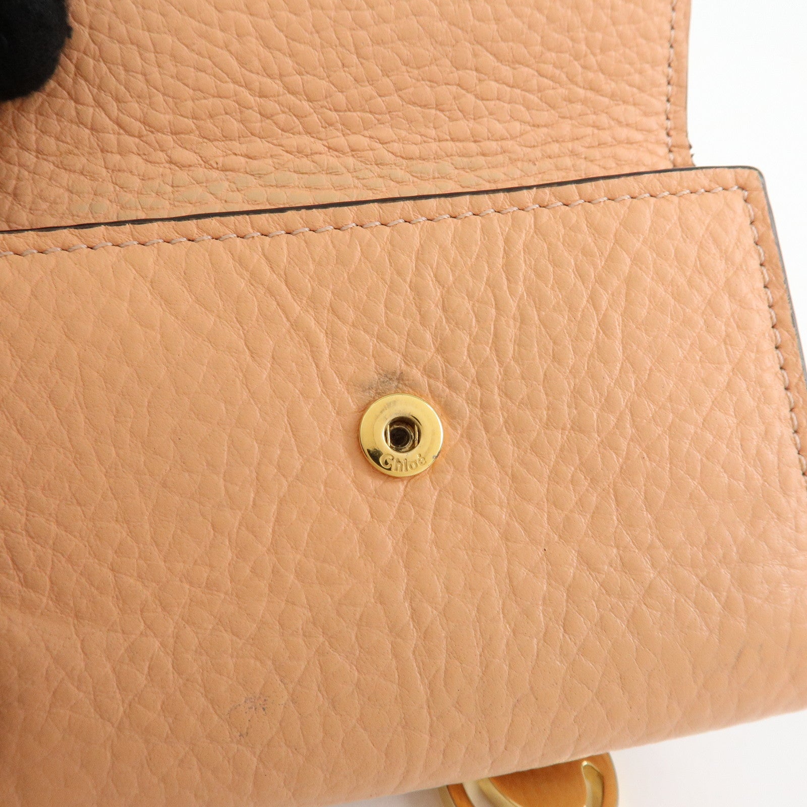 Chloe Set of 2 Alphabet Paddington Leather Long Compact Wallet