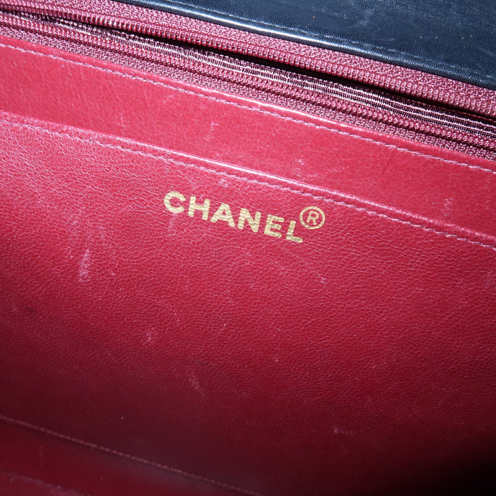 CHANEL Jumbo Matelasse 34 Lamb Skin Shoulder Bag Black A01094