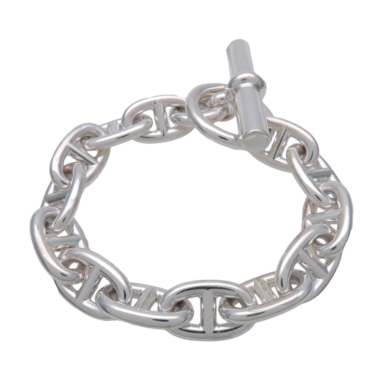 HERMES Chaine d'Ancre MM Bracelet SV925 Silver