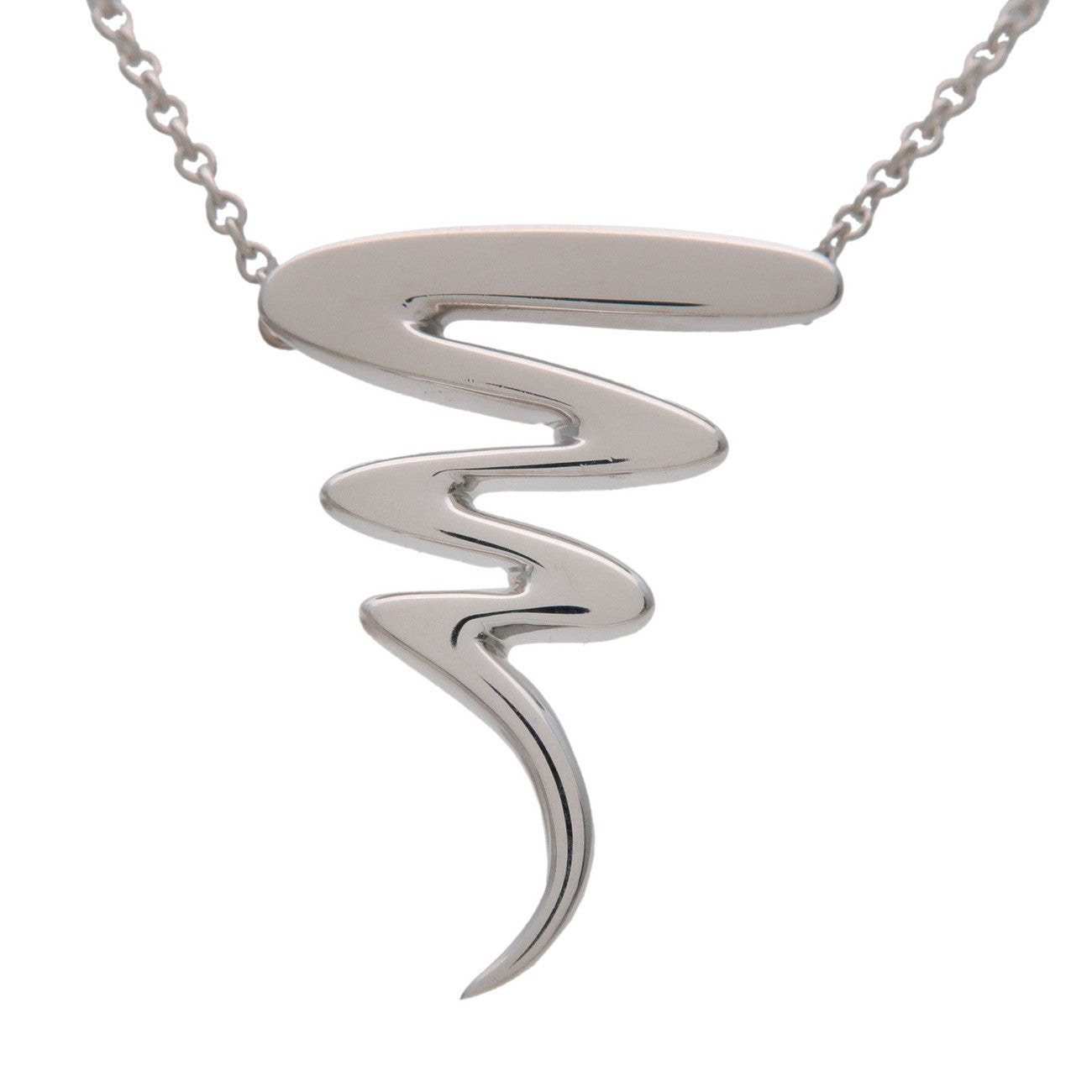 Tiffany & Co Paloma Picasso Scribble Necklace SV925 Silver