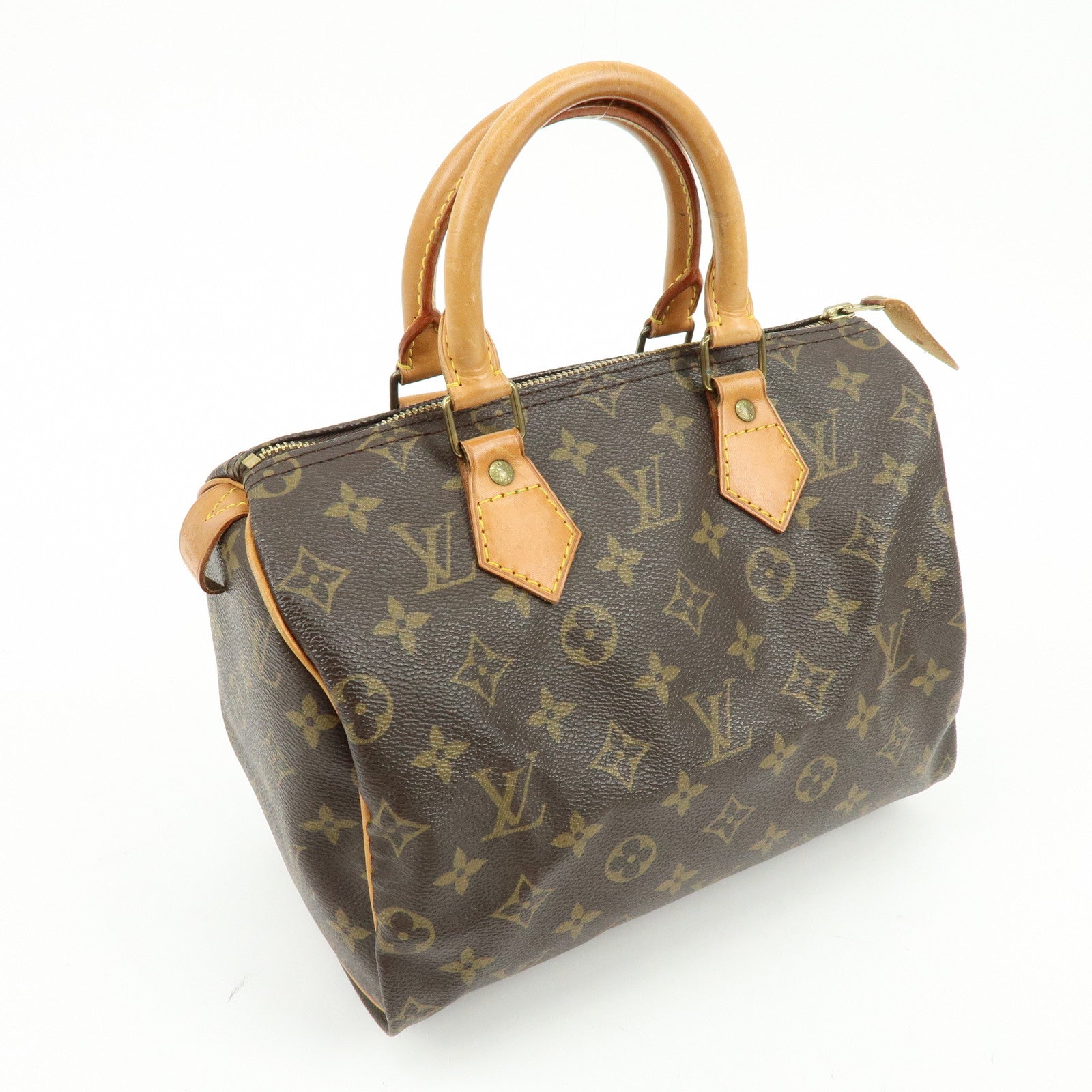 Louis Vuitton Monogram Speedy 25 Boston Bag Hand Bag Brown M41528