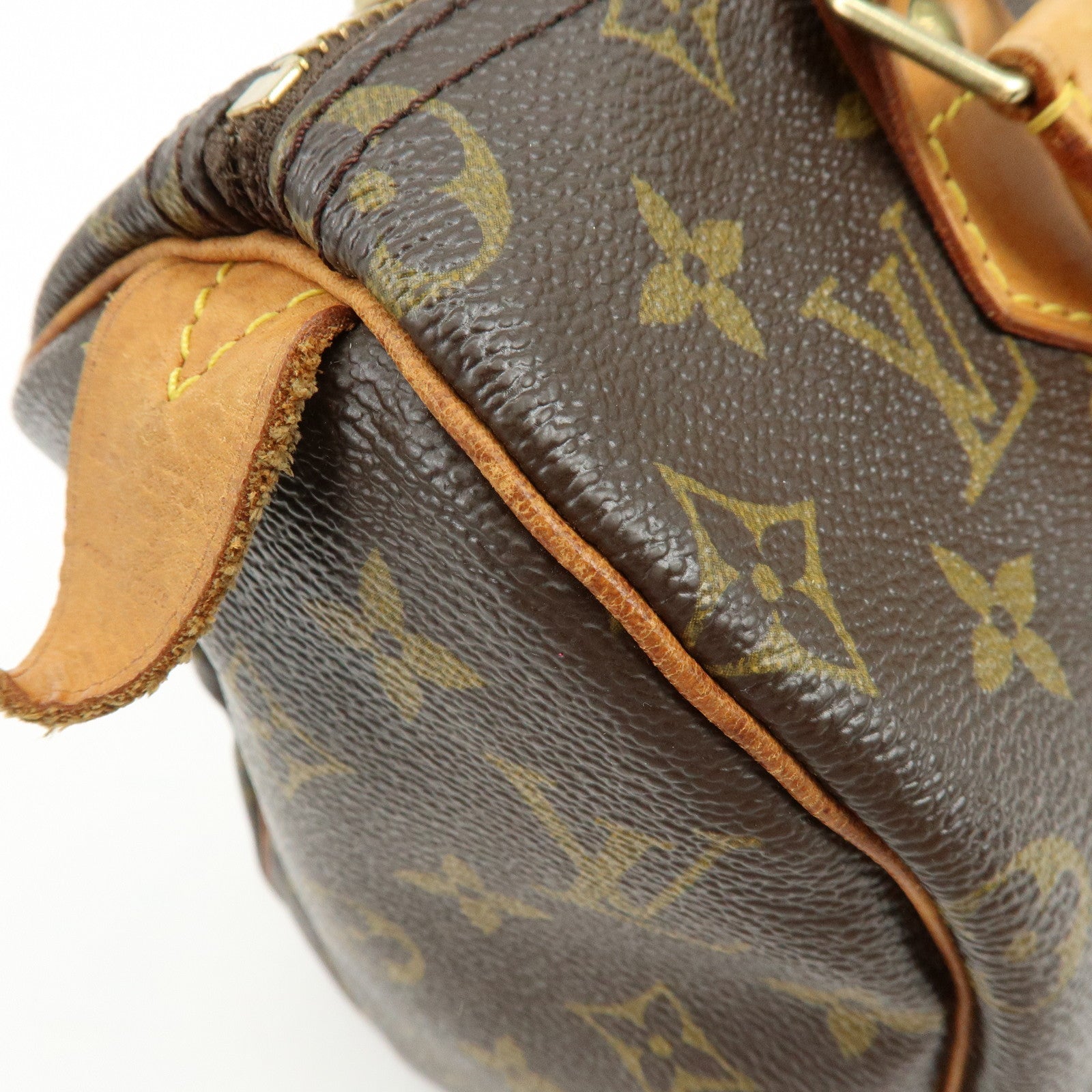 Louis Vuitton Monogram Speedy 25 Boston Bag Hand Bag Brown M41528