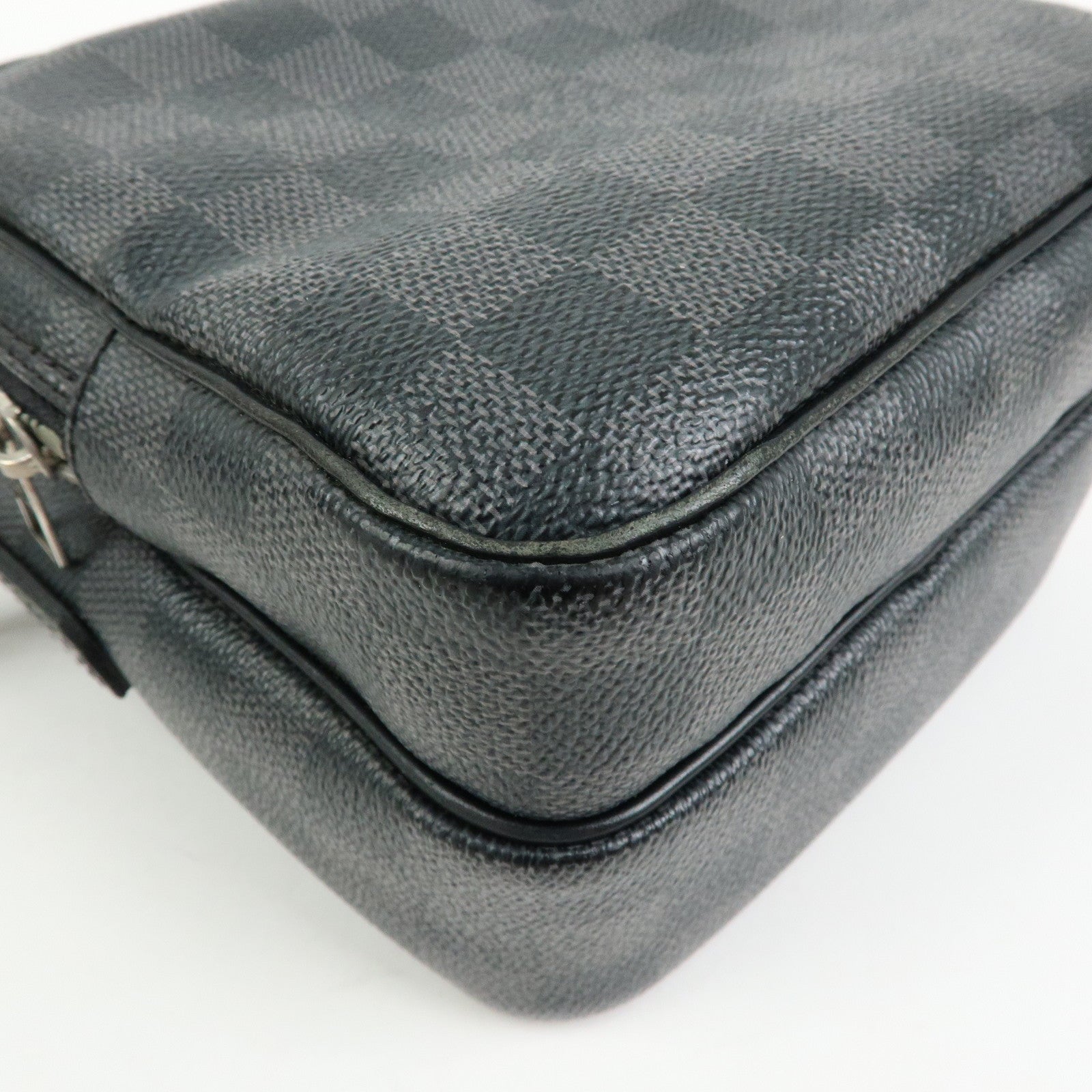 Louis Vuitton Damier Graphite Rem Shoulder Bag Black N41446