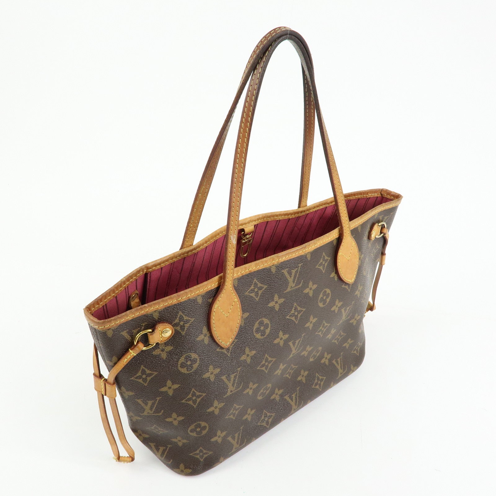 Louis Vuitton Monogram Neverfull PM Tote Bag Brown M41245