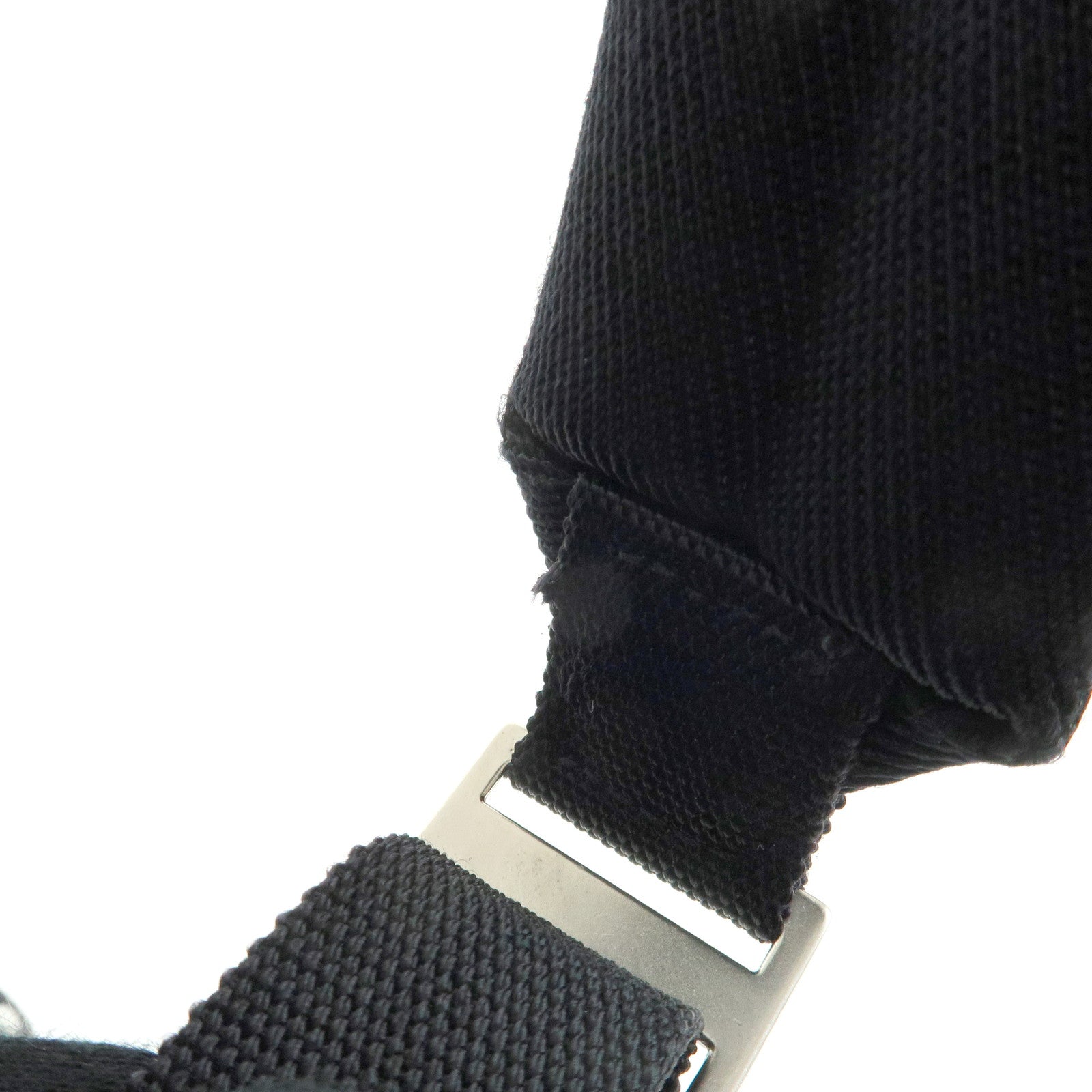 SAINT LAURENT PARIS City Canvas Backpack Rucksack Polka Dot Black White