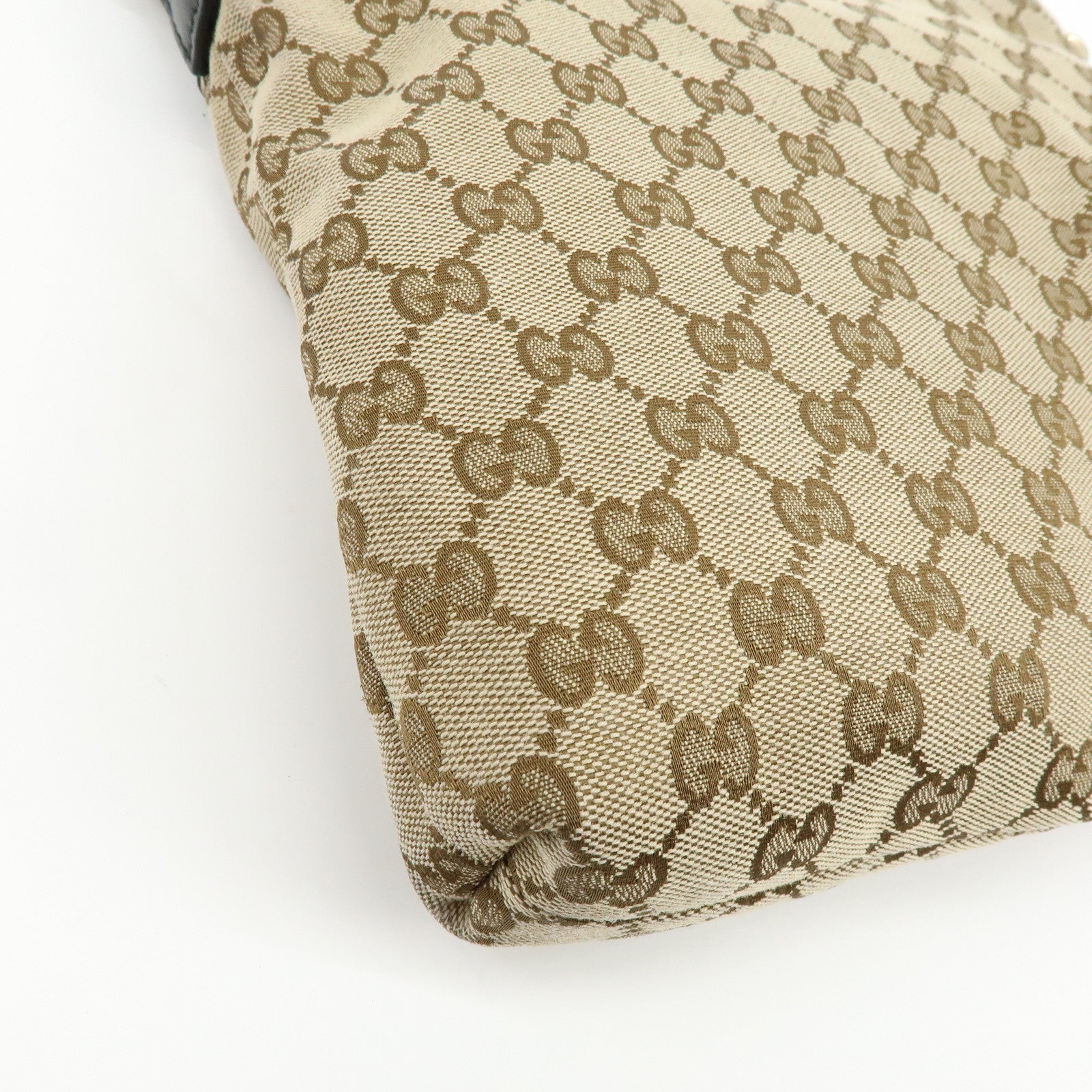 GUCCI Sherry GG Canvas Leather Shoulder Bag Crossbody Bag 388926