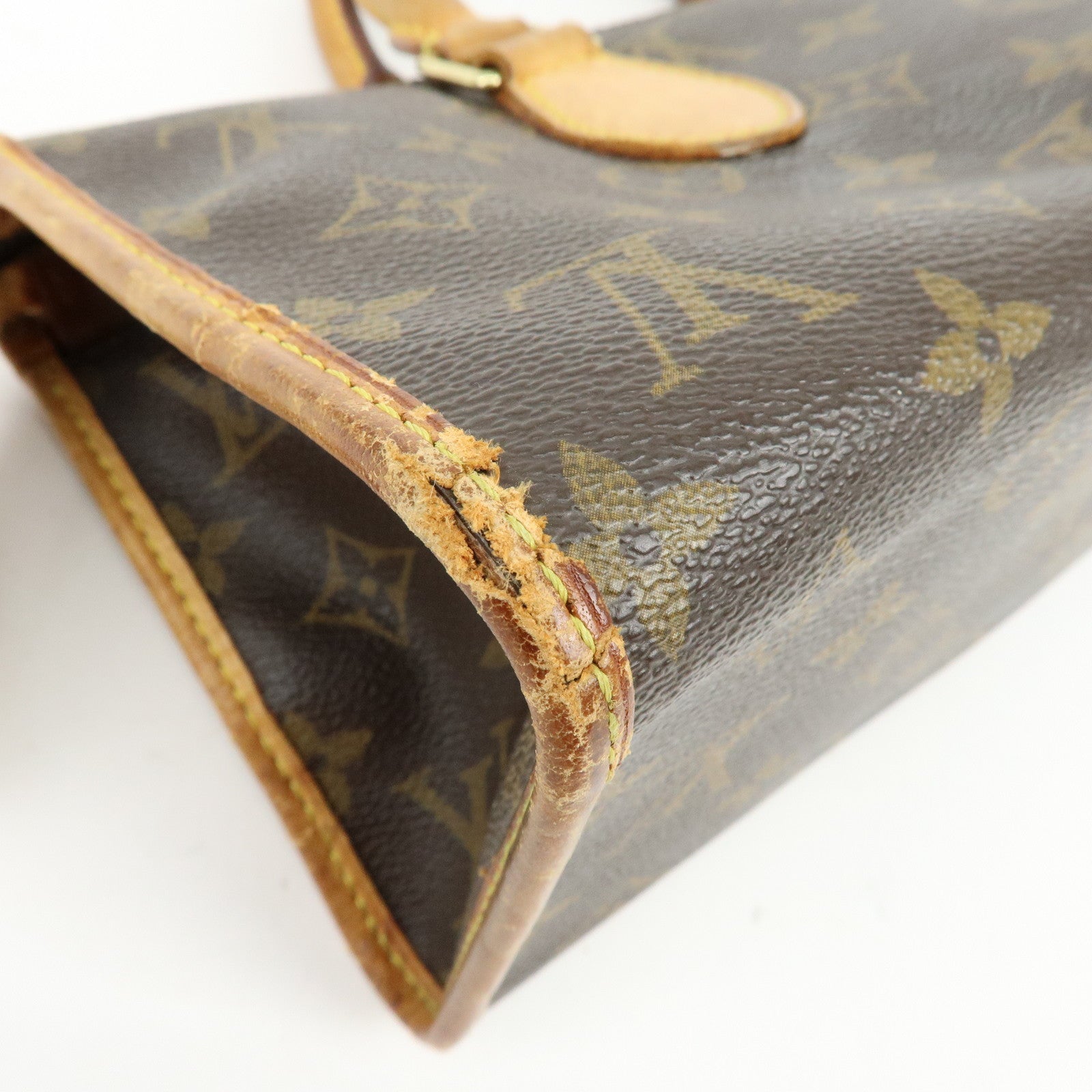 Louis Vuitton Monogram Popincourt Hand Bag Brown M40009