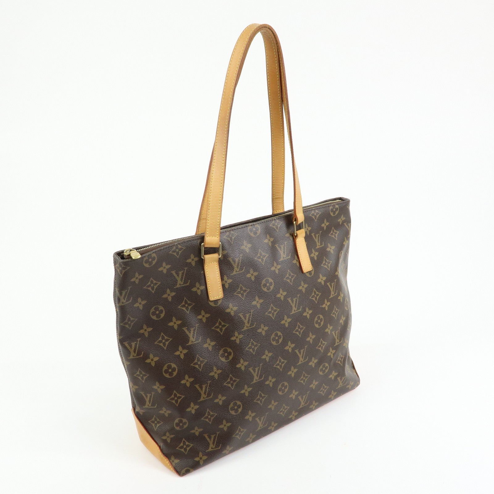 Louis Vuitton Monogram Cabas Mezzo Tote Bag Shoulder Bag M51151