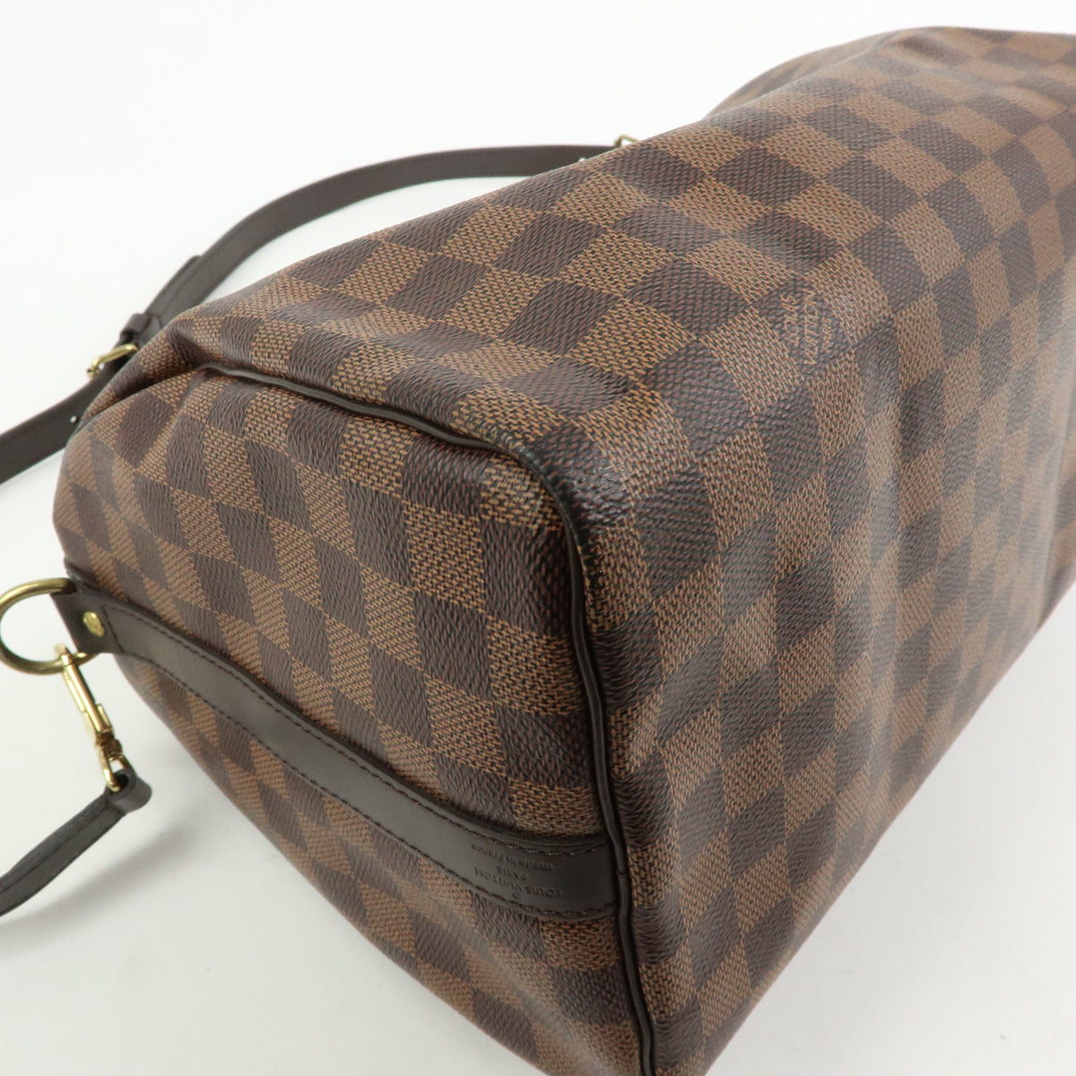 Louis Vuitton Damier Speedy Bandouliere 30 Boston Bag Brown N41367