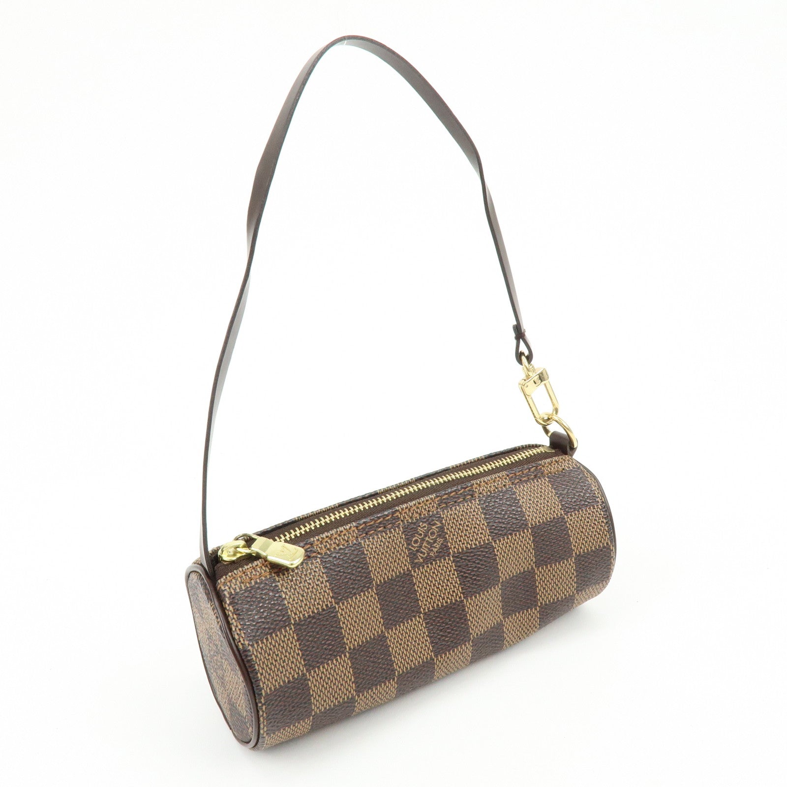 Louis Vuitton Damier Ebene Mini Pouch For Pappillon Bag Brown