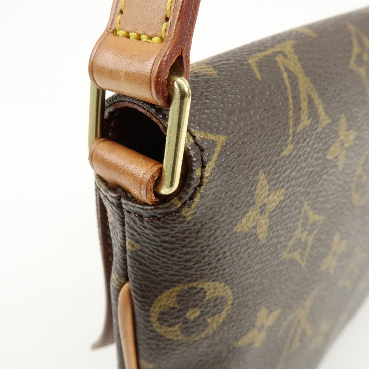 Louis Vuitton Monogram Musette Tango Short Shoulder Bag Brown M51257