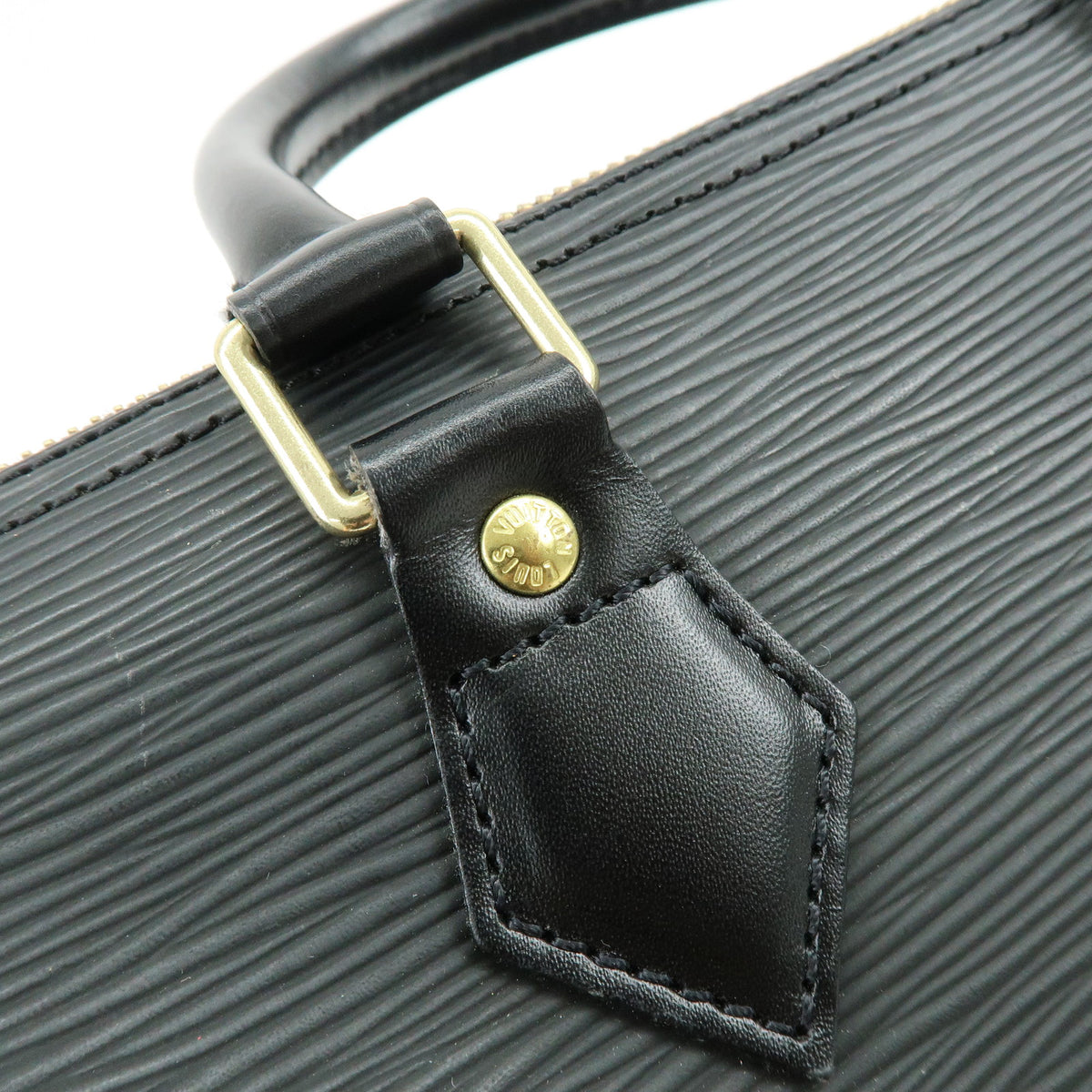 Louis Vuitton Epi Leather Speedy 25 Hand Bag Boston Bag Noir M59032