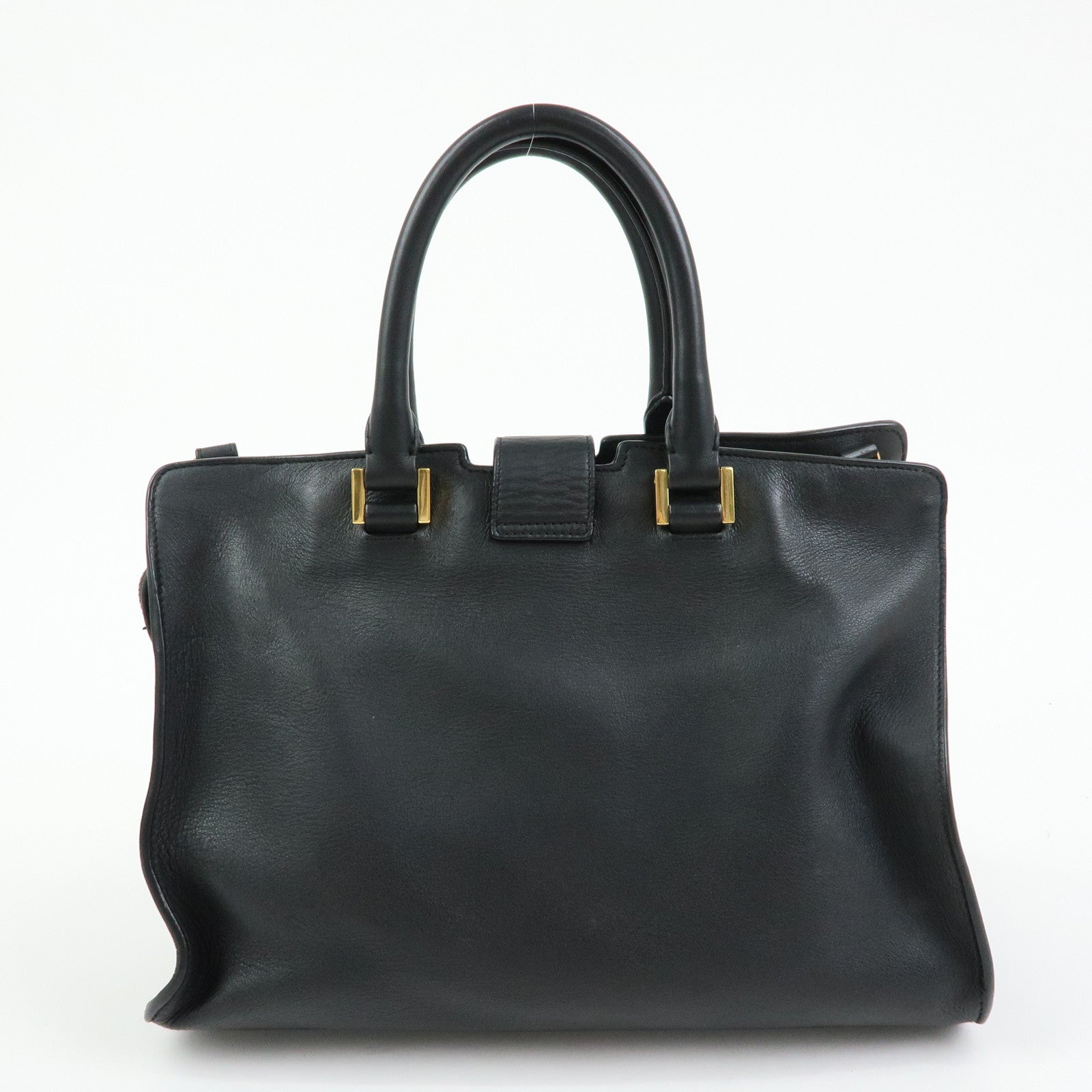 SAINT LAURENT PARIS Petit Cabas Y Line Leather 2WayBag Black 311210