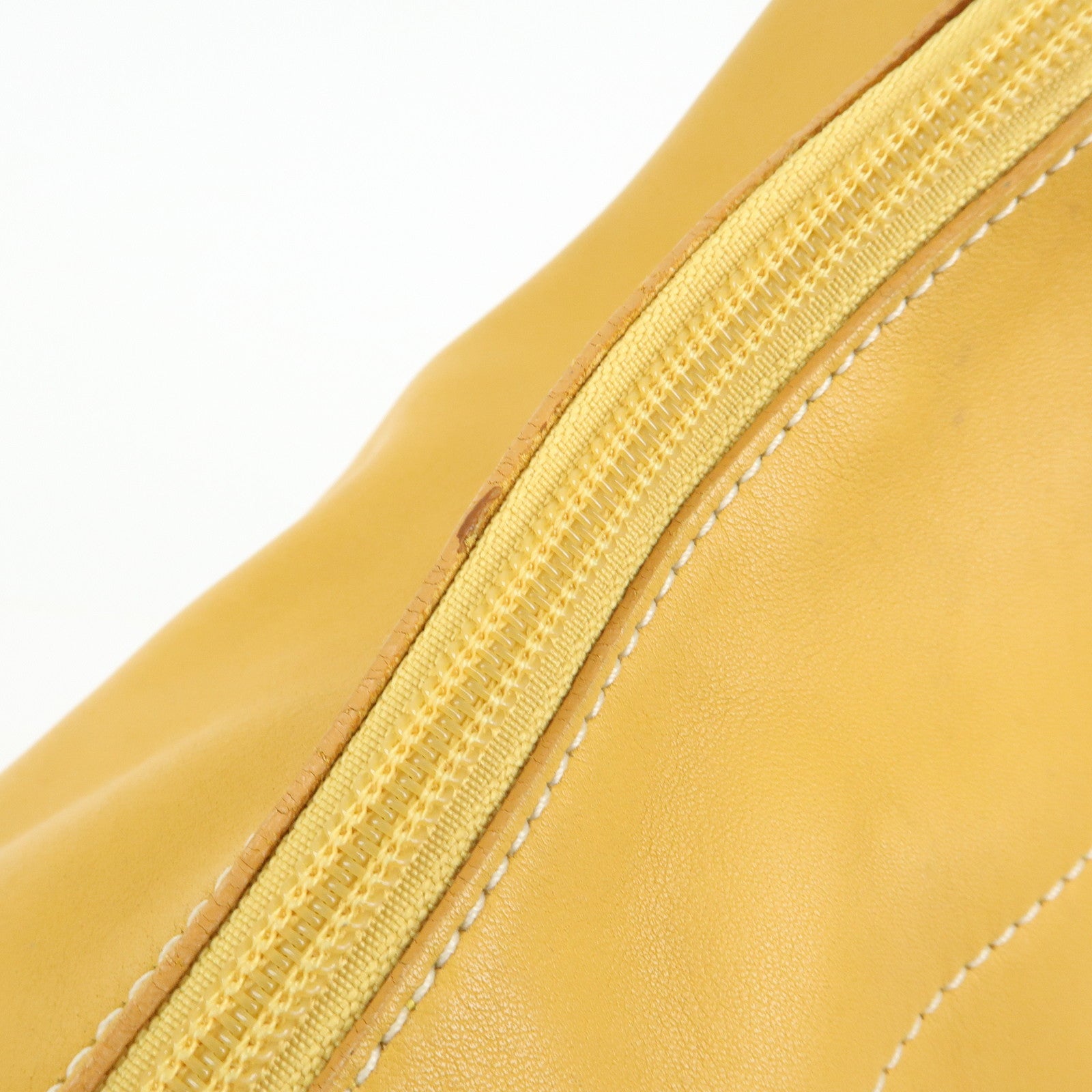 LOEWE Anton Leather Backpack Rucksack Yellow