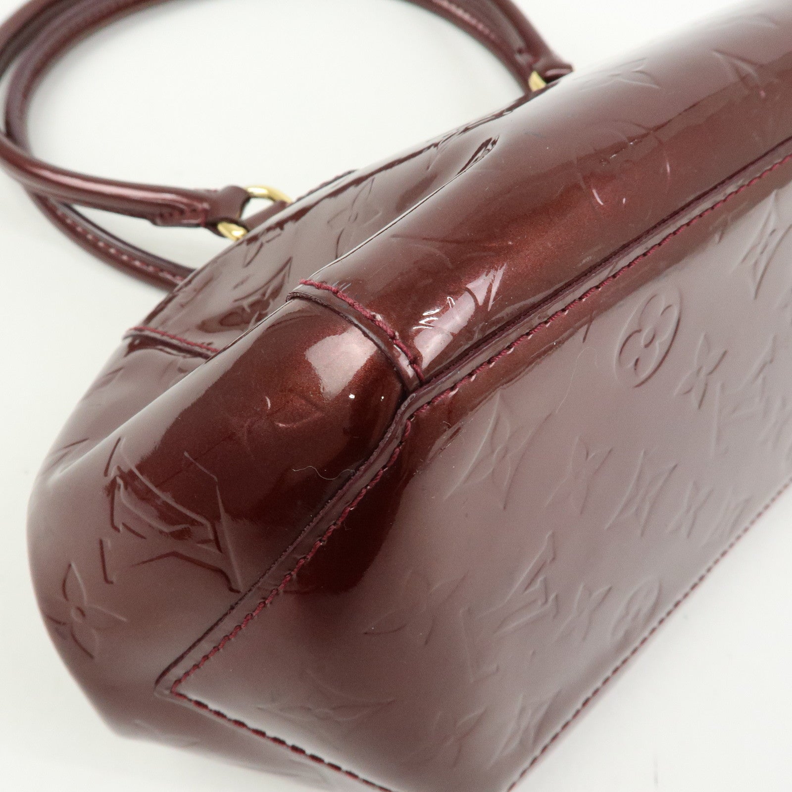 Louis Vuitton Monogram Vernis Sherwood PM Boston Hand Bag M91492