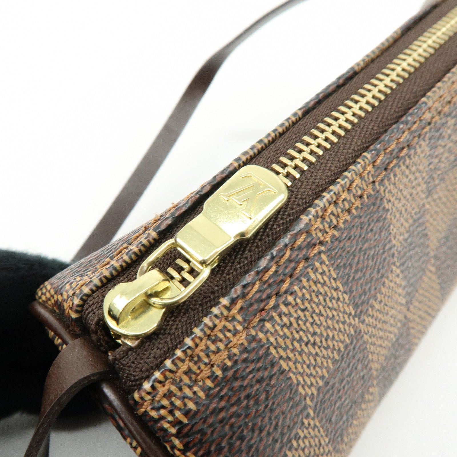 Louis Vuitton Damier Ebene Mini Pouch For Pappillon Bag Brown