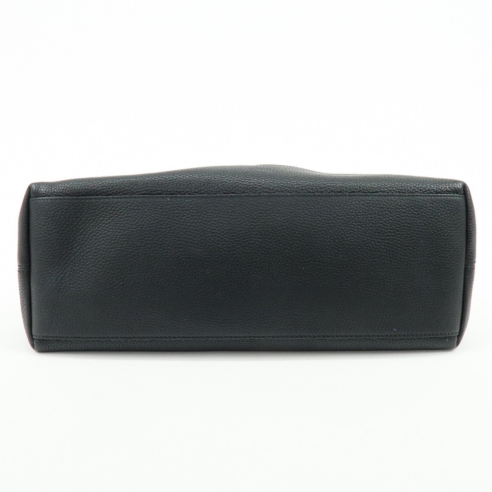 GUCCI SOHO Interlocking G Leather Chain Shoulder Bag Black 536196